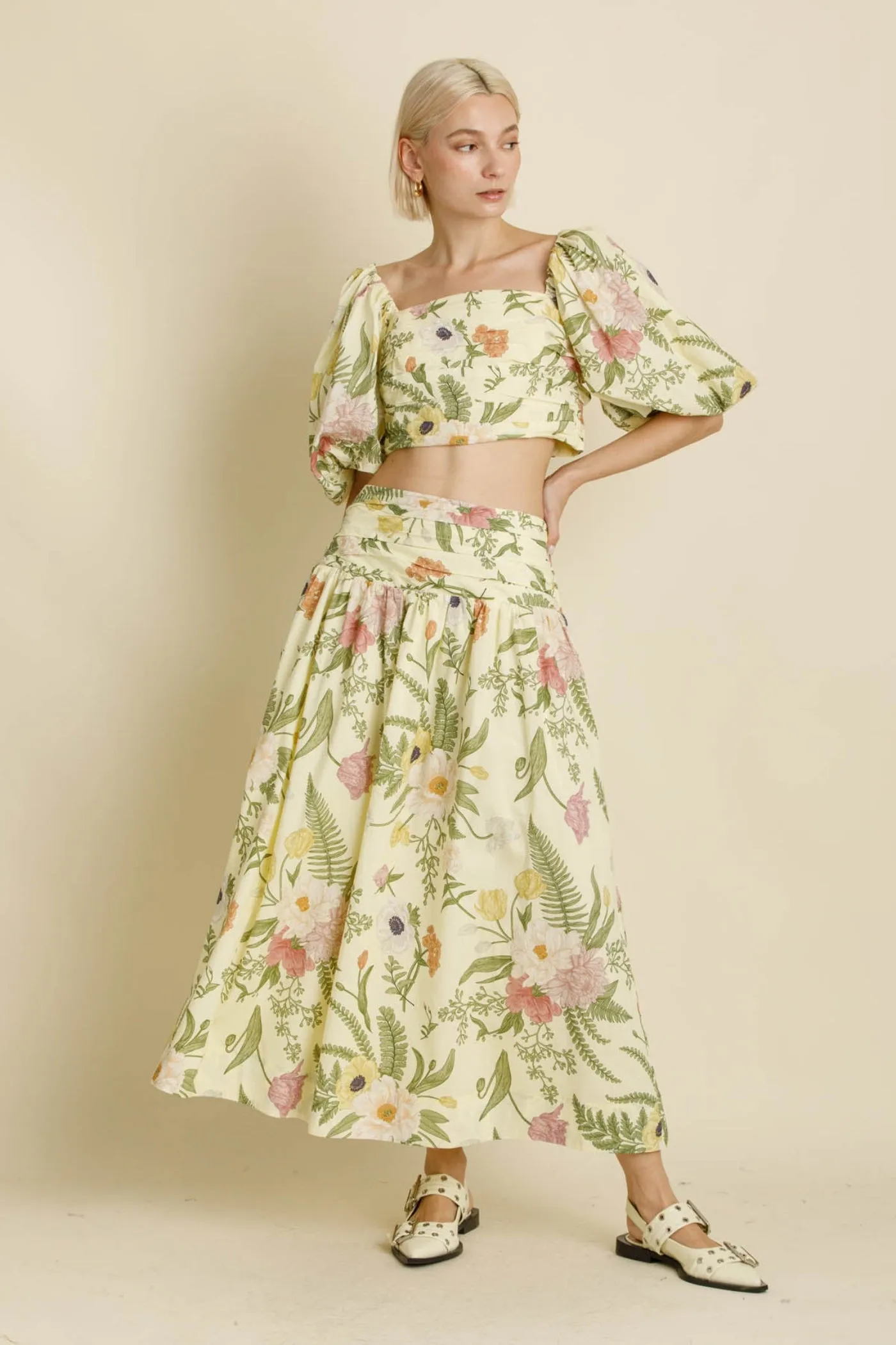 EMMI BOTANICAL GARDEN MAXI SKIRT City Style Lifestyle Look