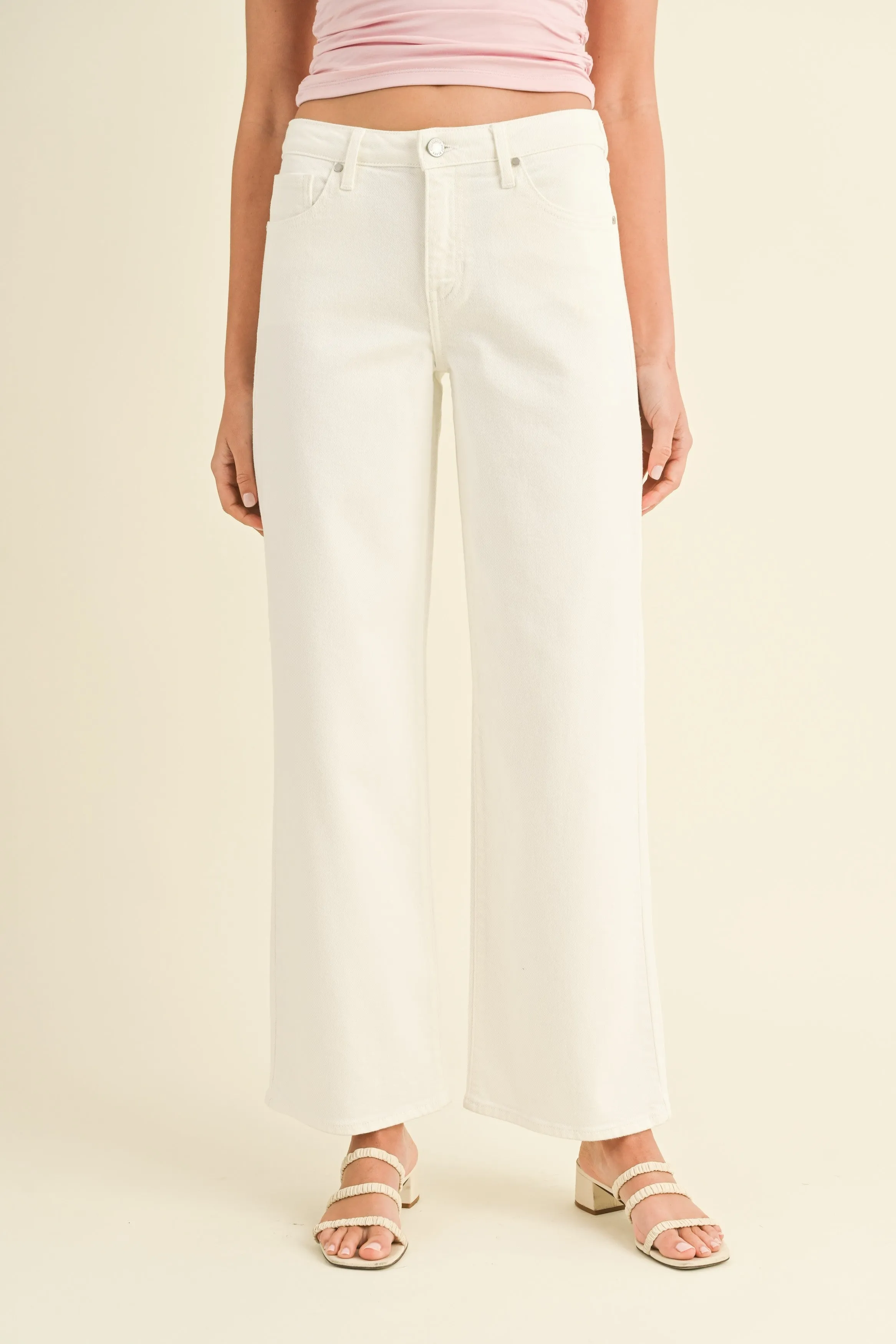 HELEN SLIM WIDE LEG JEANS Balanced Piece Go-To Basic