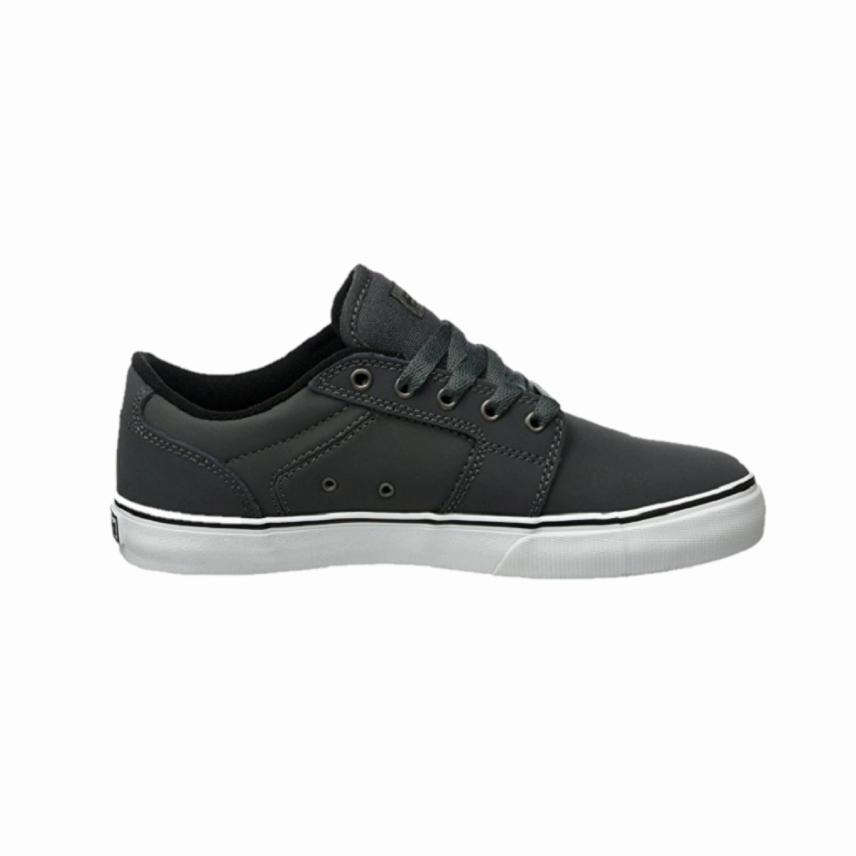 ETNIES 4101000351 039 BARGE LS MN'S (Medium) Grey/Black/White Canvas Skate Shoes