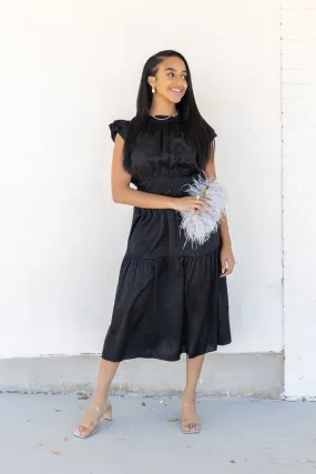 DAHLIA BLACK DRESS Balanced Look