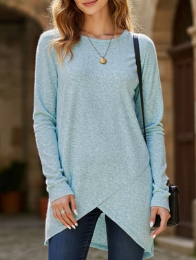 SeamFree Knitting Everyday casual long-sleeved tops
