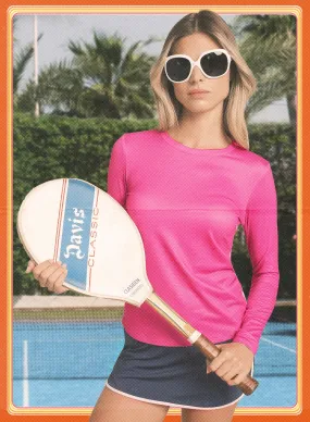 Chic Streak Long Sleeve Contrast Stitch Detailing SoftFeel Fabric