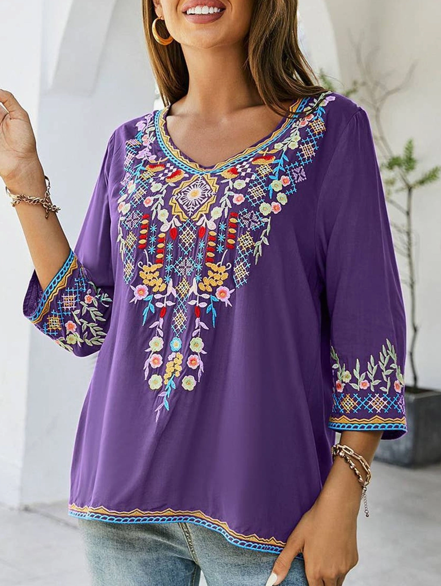 COTTON EMBROIDERED SHIRT_CWTBLL0816 FrictionResistant Edges