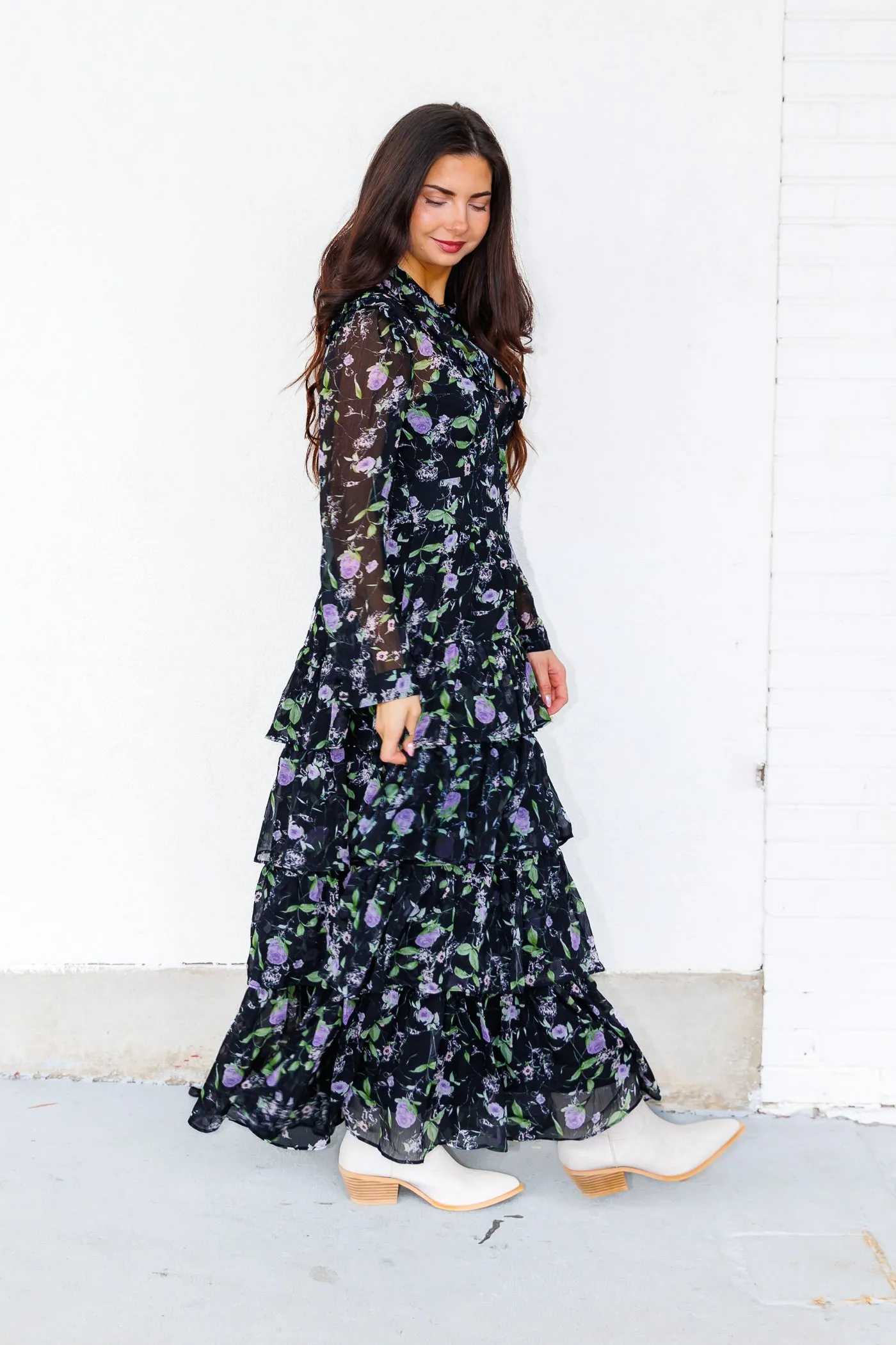 EMMA MAXI DRESS Sculpted Form Comfortable Design