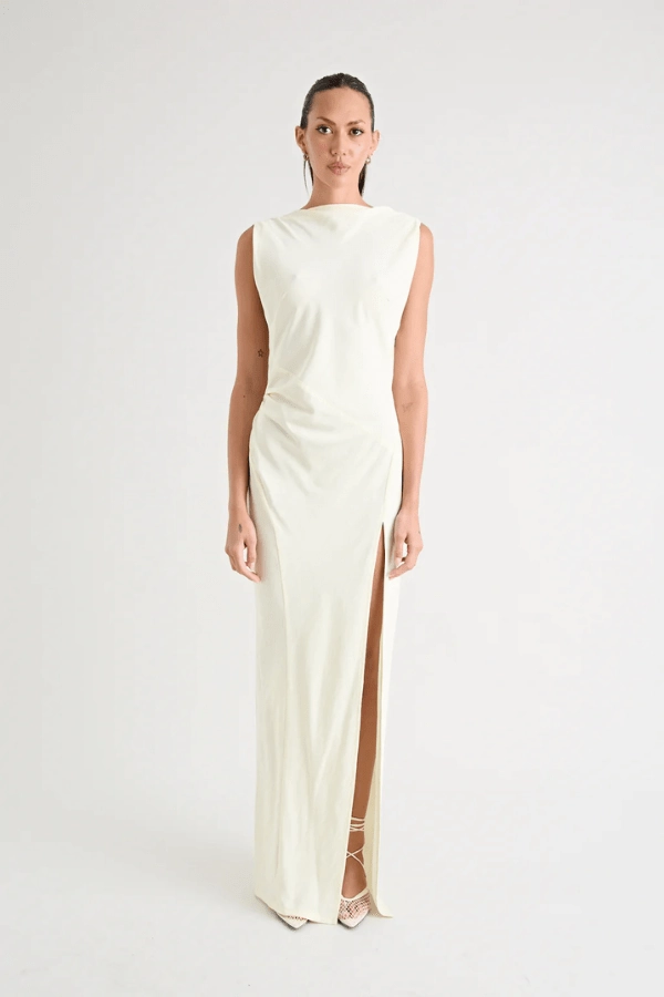 Timeless Style Essential Layer Matia Gown Butter