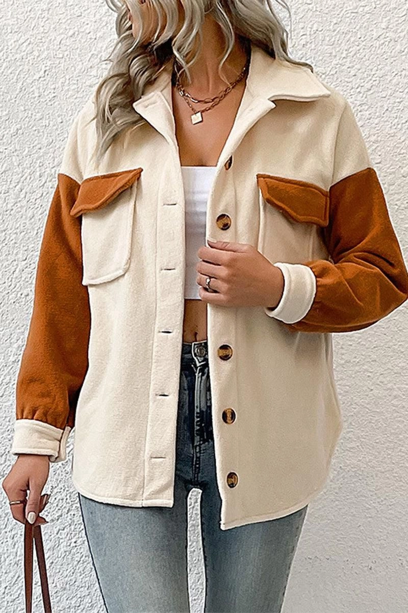 SunProtective BUTTON DOWN LAPEL JACKET WITH POCKETS