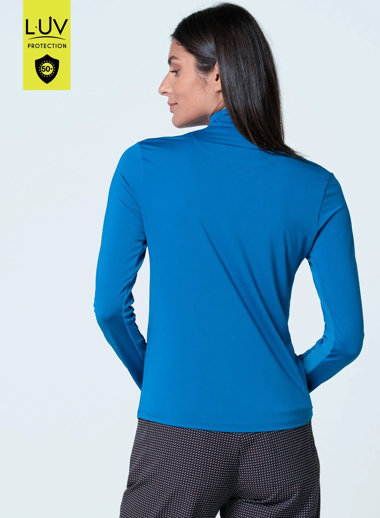 Recycled Polyester Free Play Zip Long Sleeve