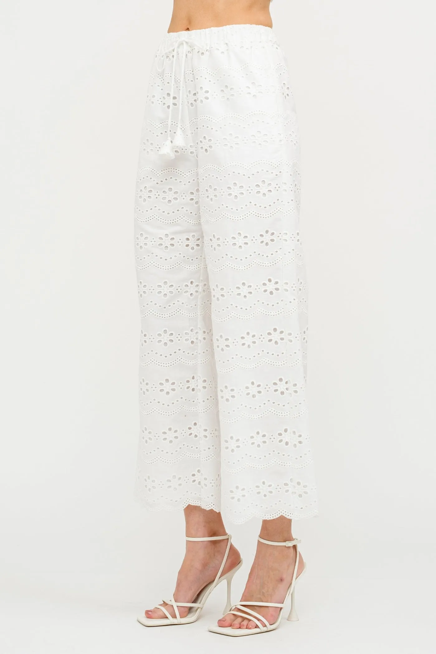 QuickReleaseBuckle MANDY BIARRITZ EMBROIDERED PANTS