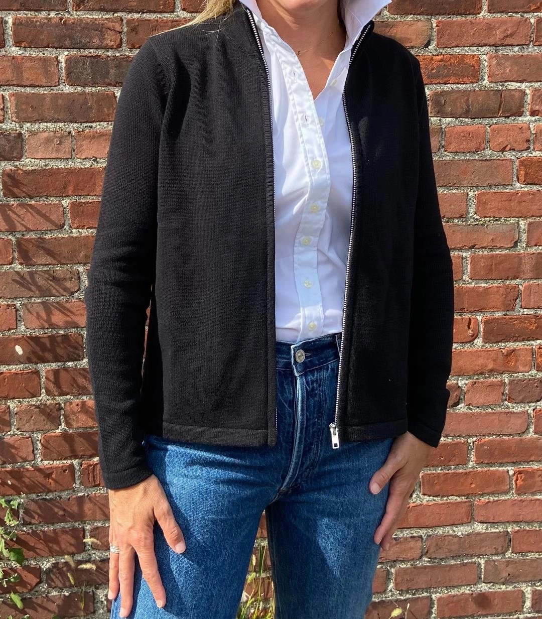 Breathable3DKnit WideNeckline Fuck Cancer Zip Up- 25% of each sale goes to Runway For Recovery