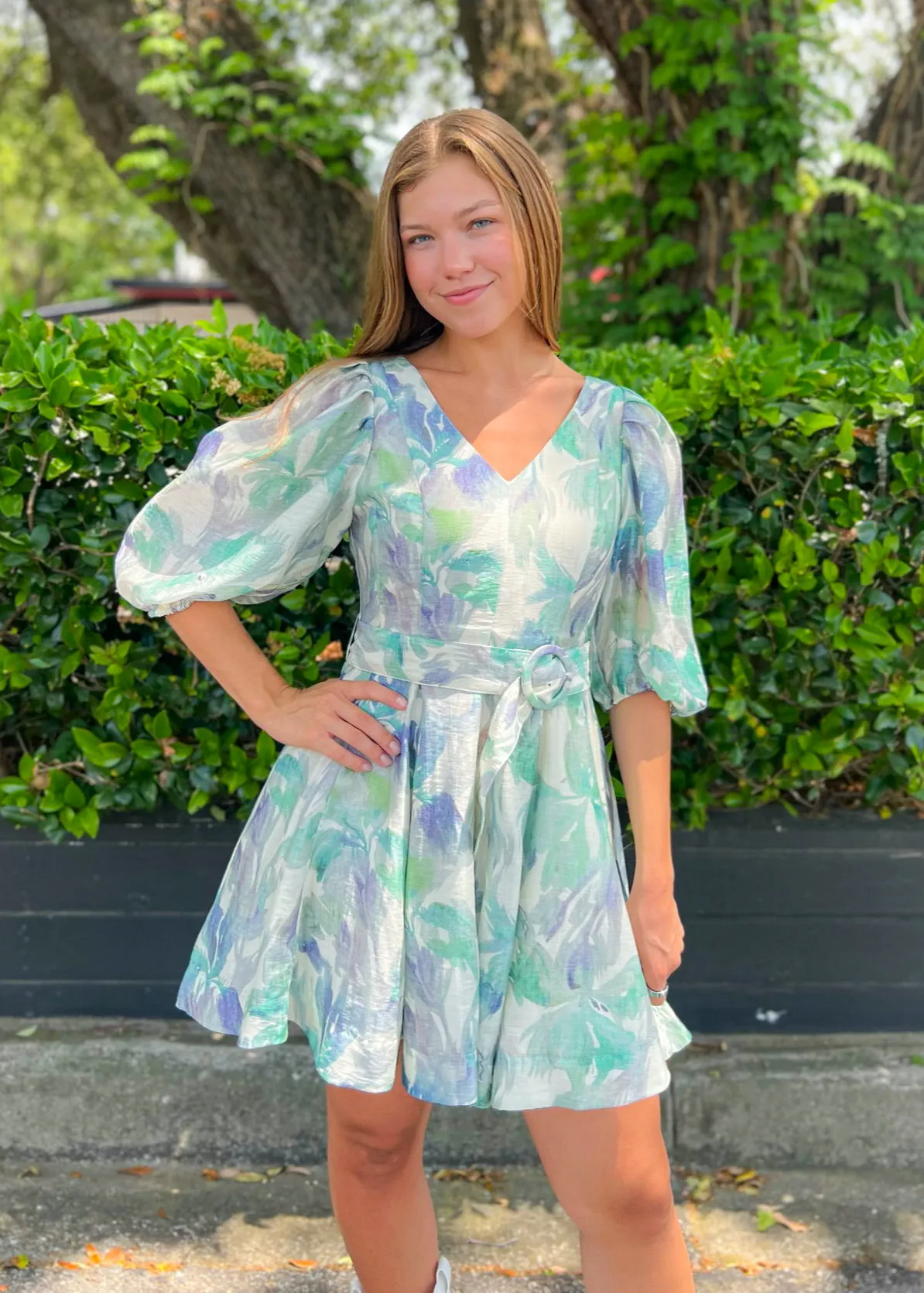 Relax Piece ALEXIS BELTED MINI DRESS