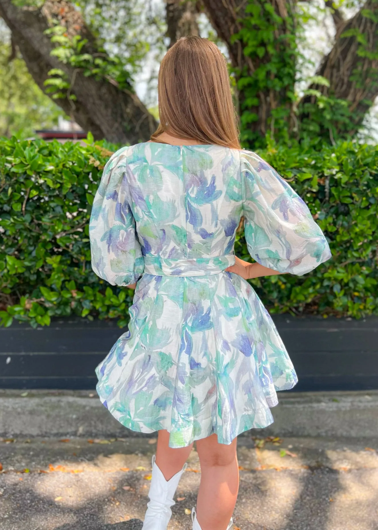 ALEXIS BELTED MINI DRESS Minimal Touch