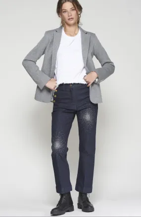 BondedSeams Gadea Blazer in Silver Lurex Grey