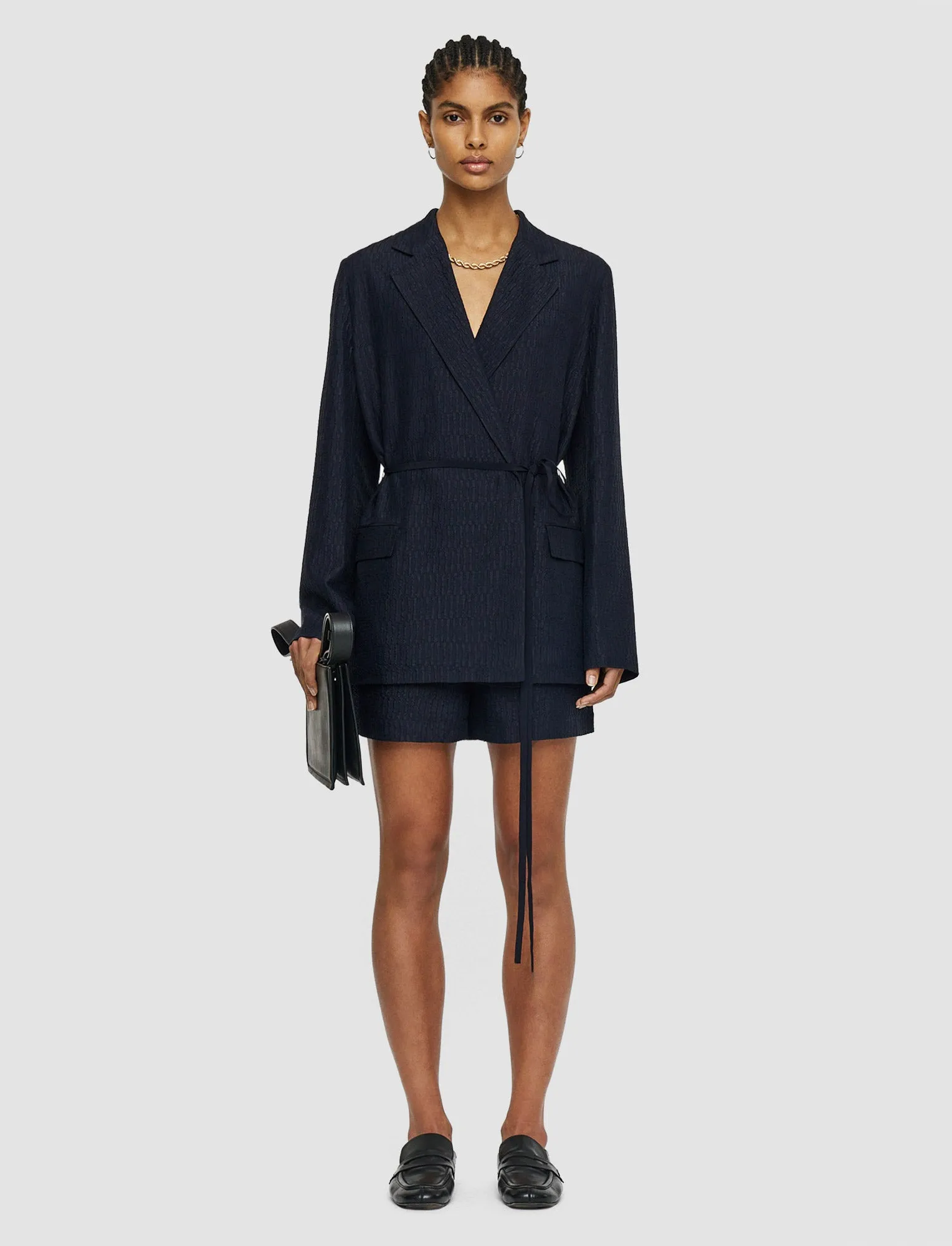 Streamlined Fit Adjustable Hood Gibellina Amelot Jacket