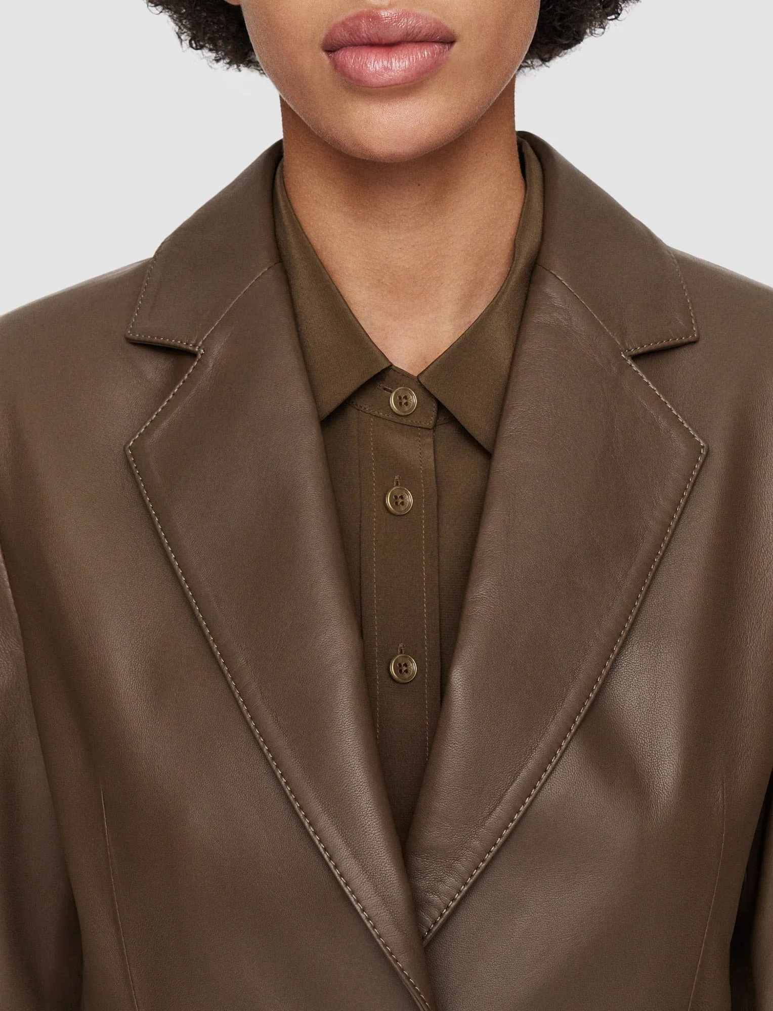 suitable for autumn festivals Glenview Nappa Leather Jacket