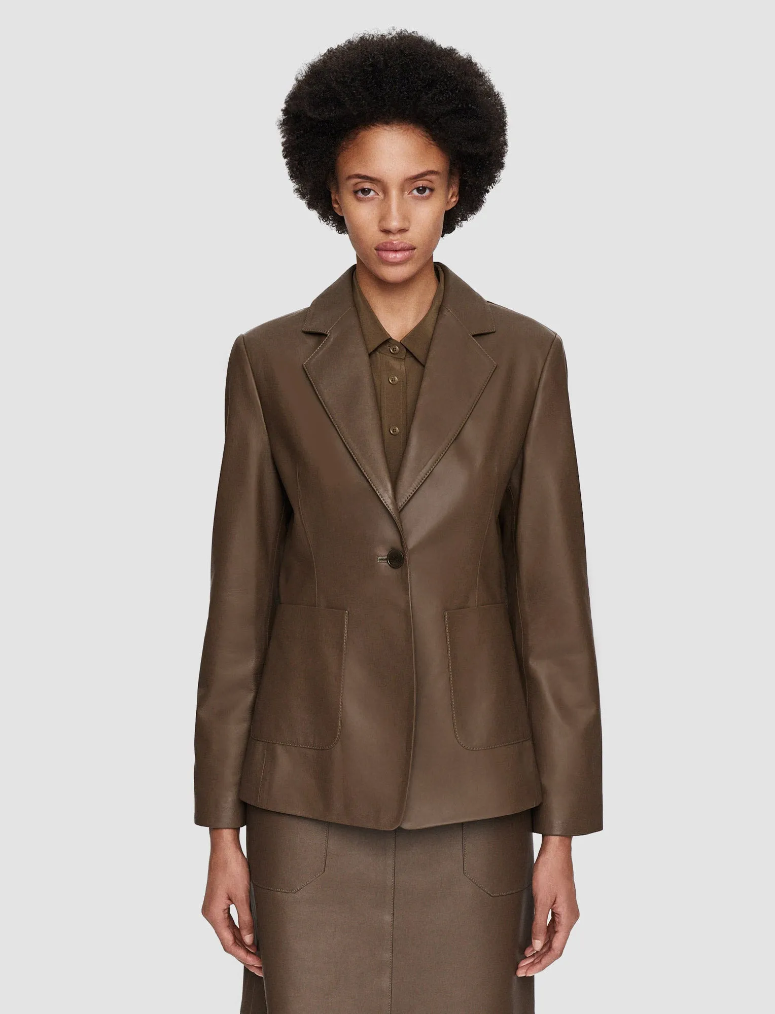 subtle style Cooperate Glenview Nappa Leather Jacket