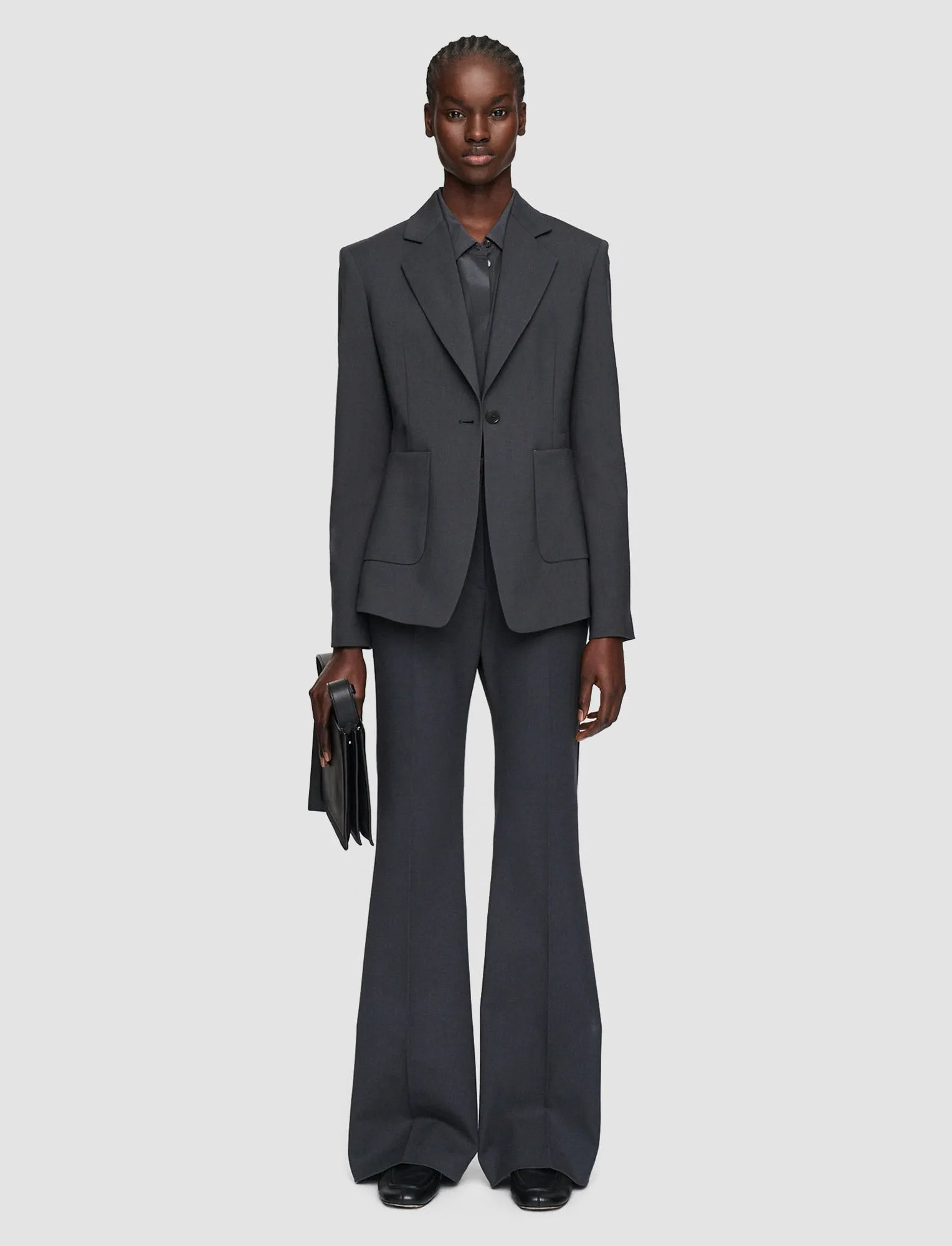 Glenview Tailoring Wool Stretch Jacket Recycled Material Formal Style