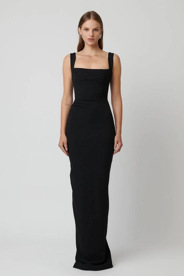 Airy Touch Smart Layer Wear Marbella Gown Black
