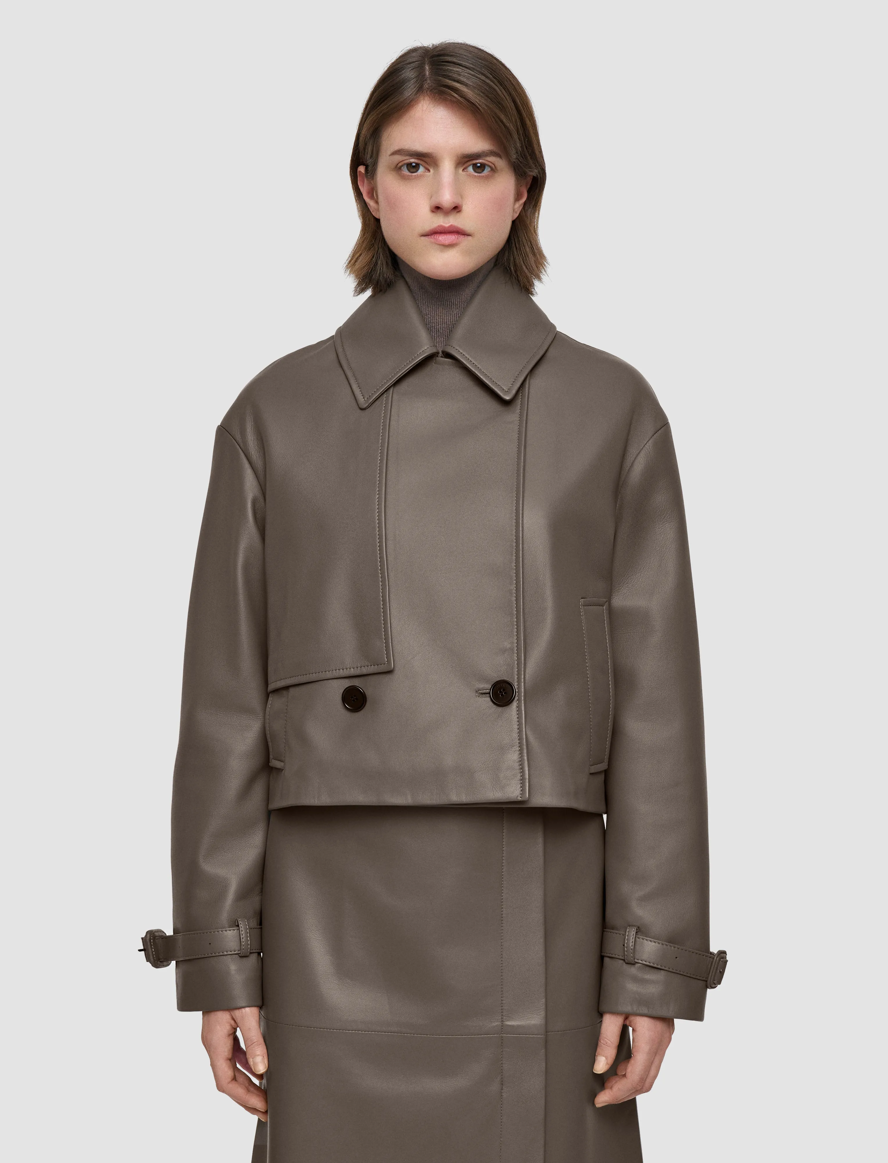 Elastic Quality Assurance Blaise Nappa Leather Jacket