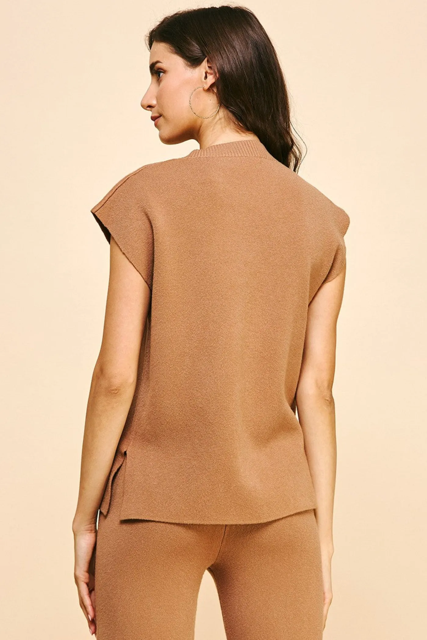 Eco Friendly Dye Process HAYLEY KNIT SWEATER VEST