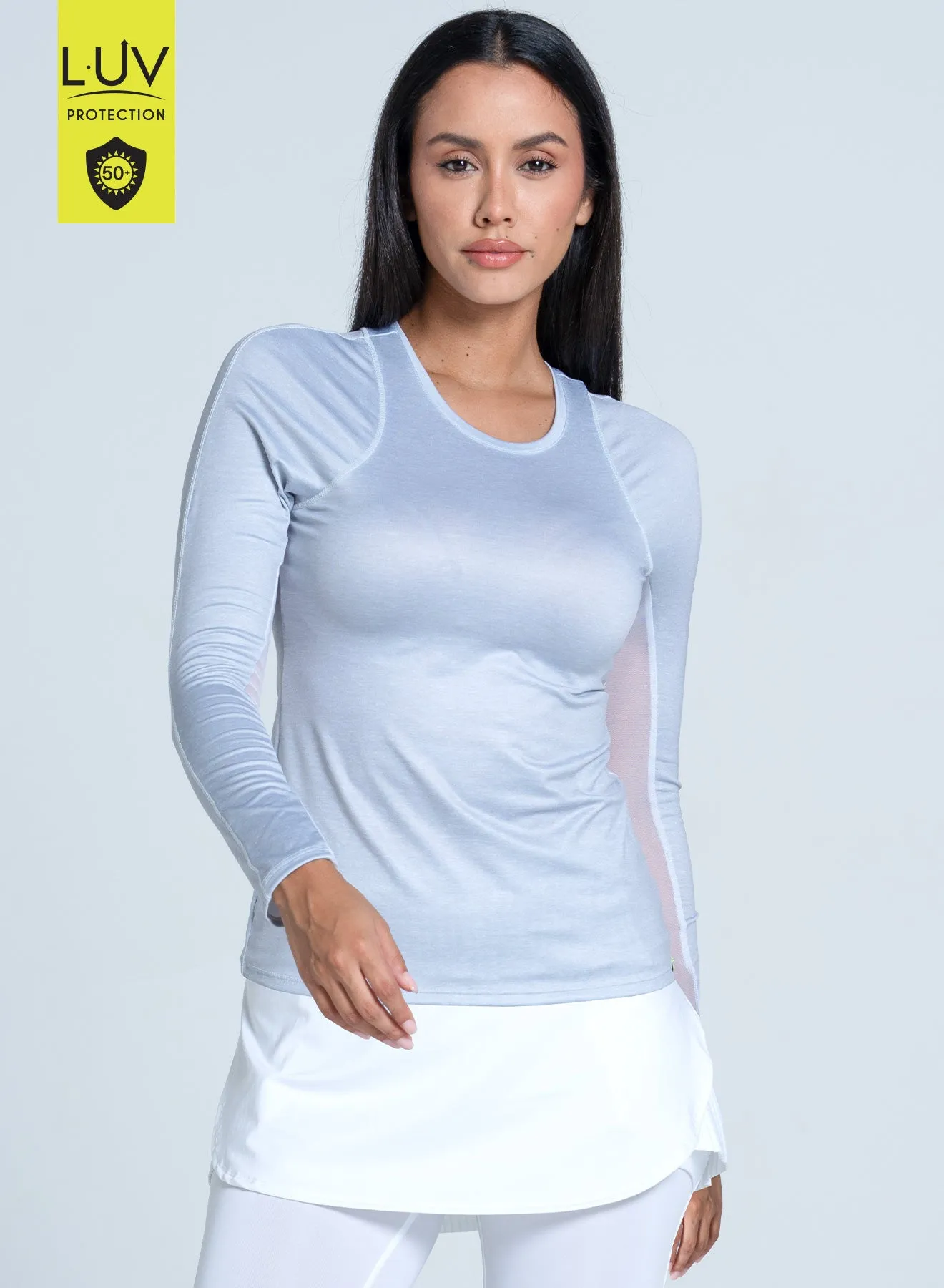 Heather Breeze Long Sleeve BlendMaterials AllDayComfortFit