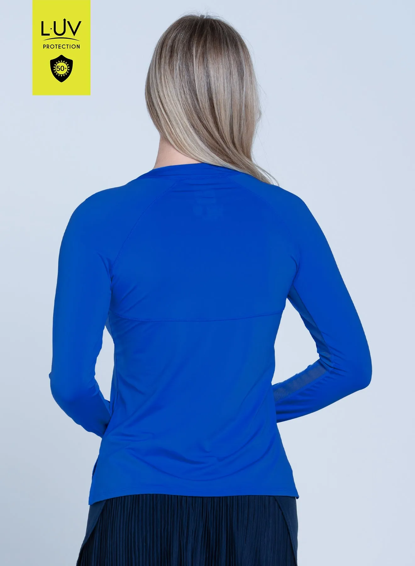 AntiPilling High Low Breezy Long Sleeve