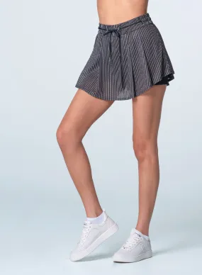 Mid-rise fit High Waist Pinstripe Skirt