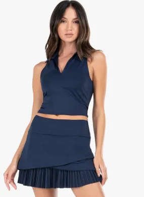 Summer Style Cold Weather Hip Fit Polo Tank