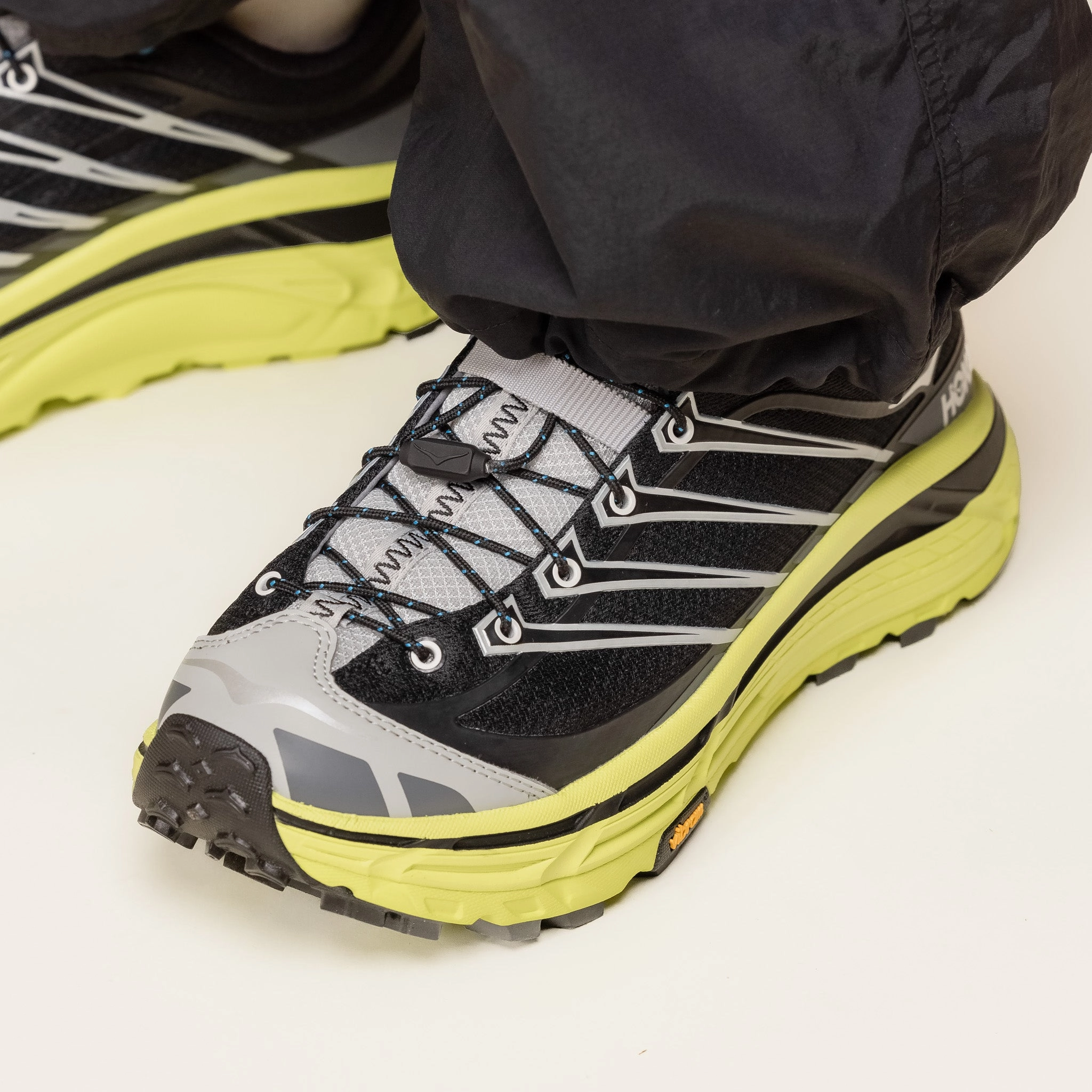 Hoka - Mafate Three2 - Black / HOKA Citrus