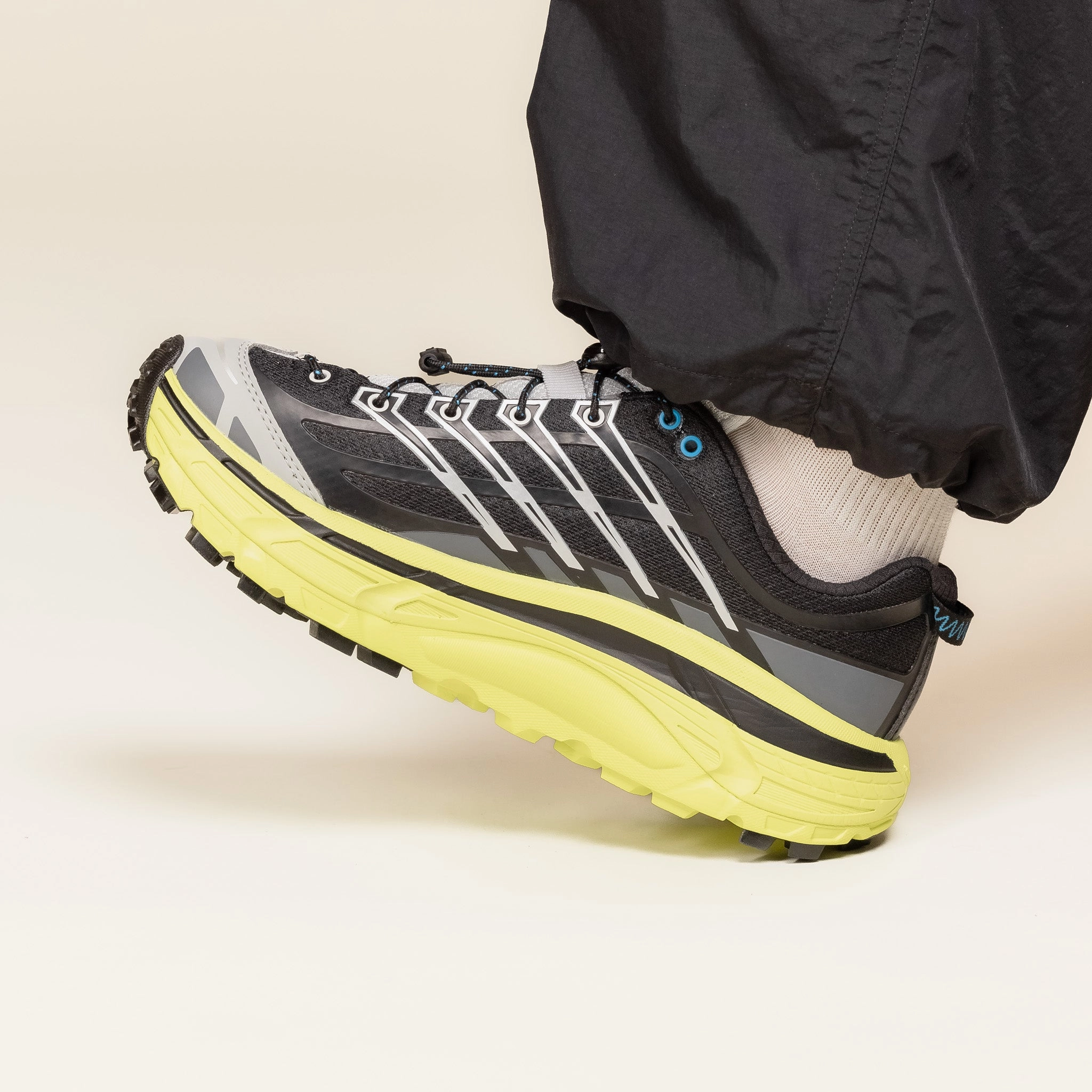 Hoka - Mafate Three2 - Black / HOKA Citrus