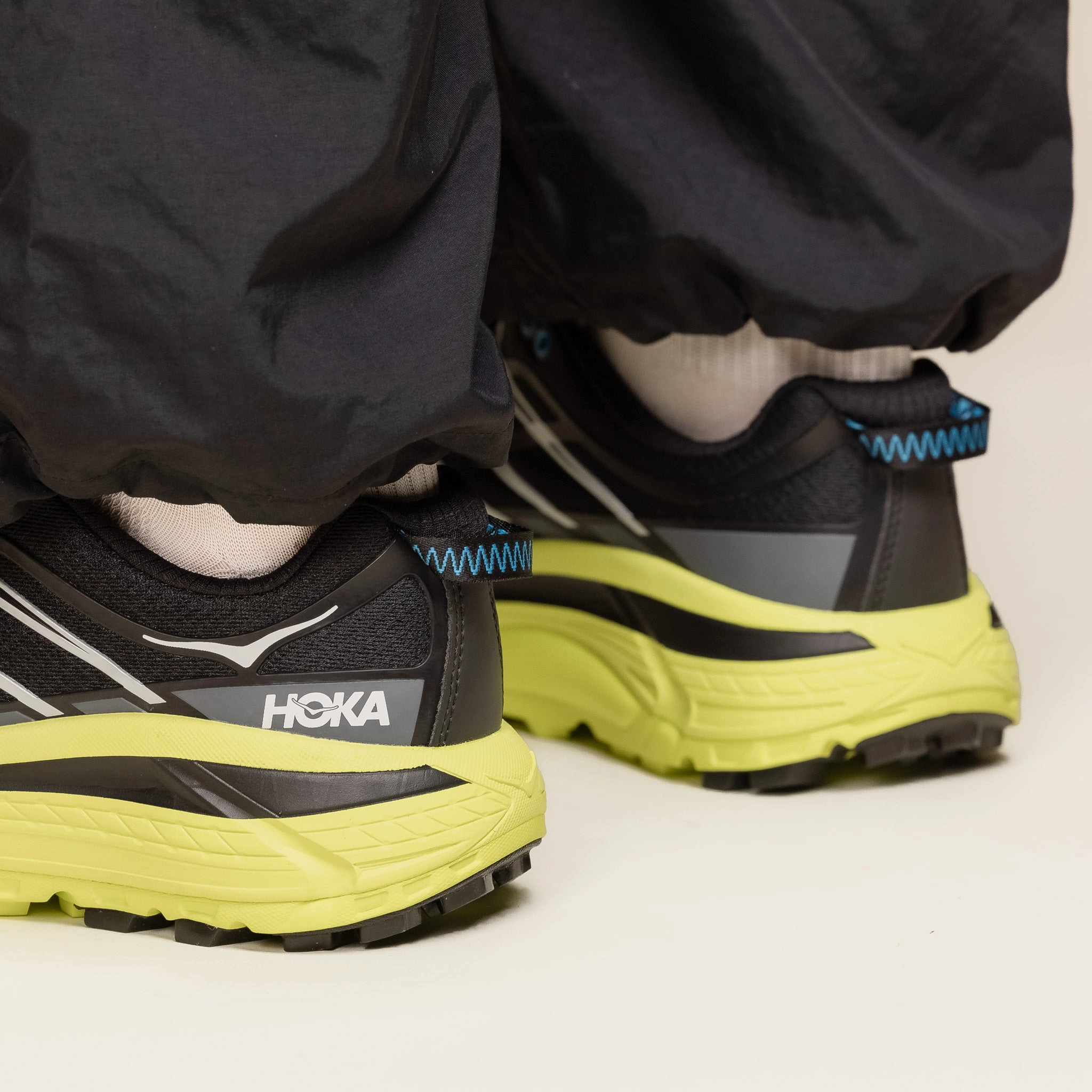 Hoka - Mafate Three2 - Black / HOKA Citrus