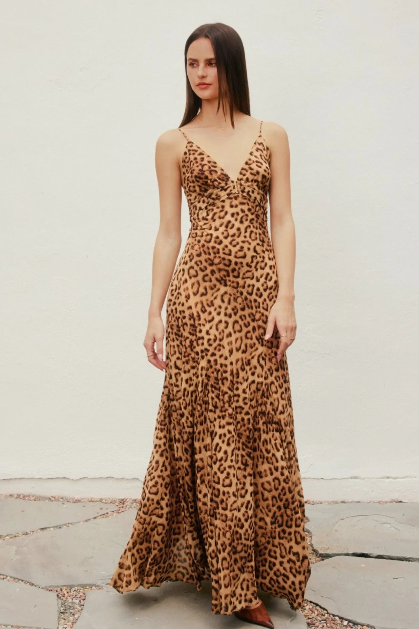 HUDA LEOPARD MAXI DRESS Versatile Layering