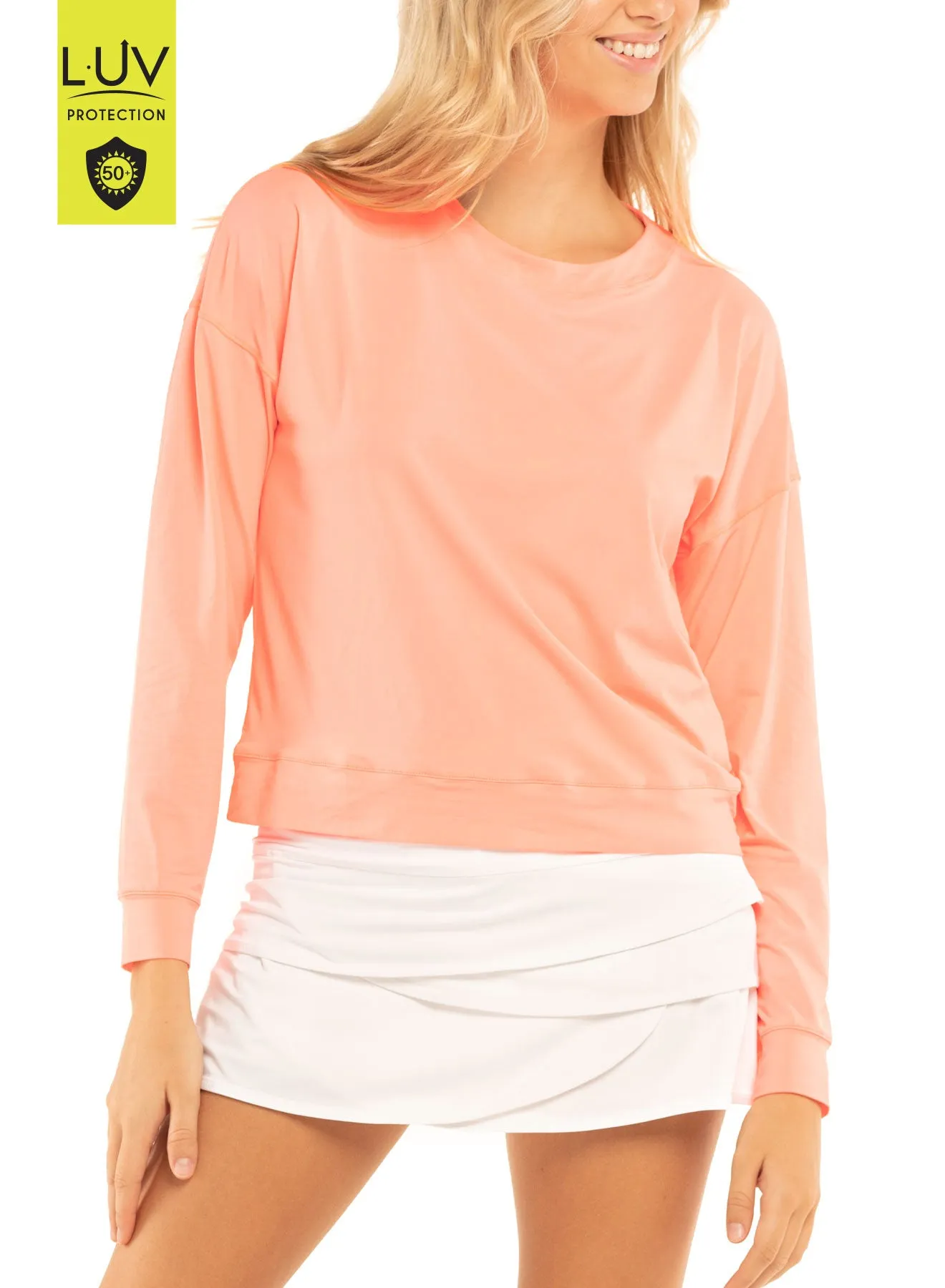 MeshPanel WideNeckOpening Hype Long Sleeve