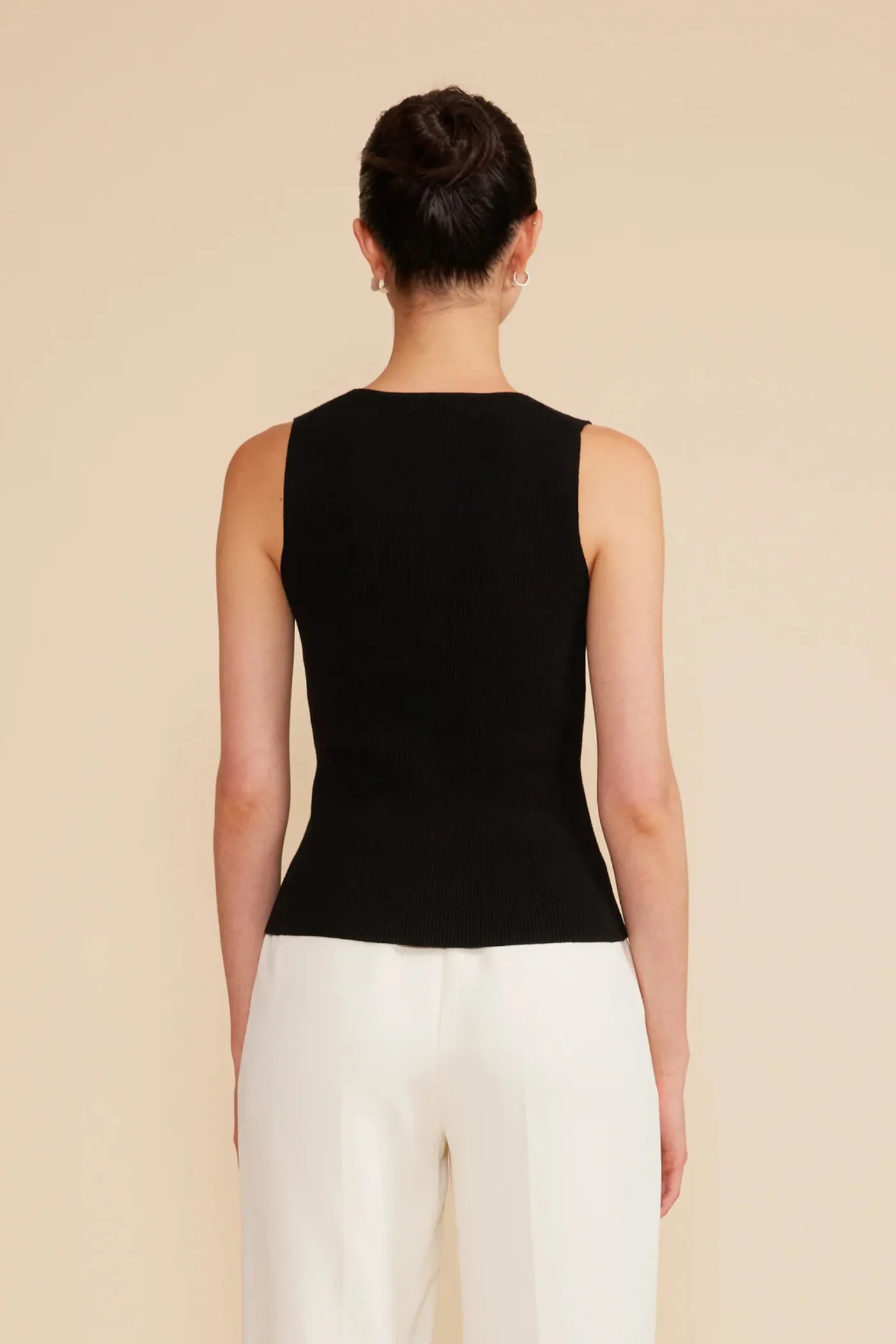 All-Purpose Four Way Stretch Material ERIS KNIT VEST