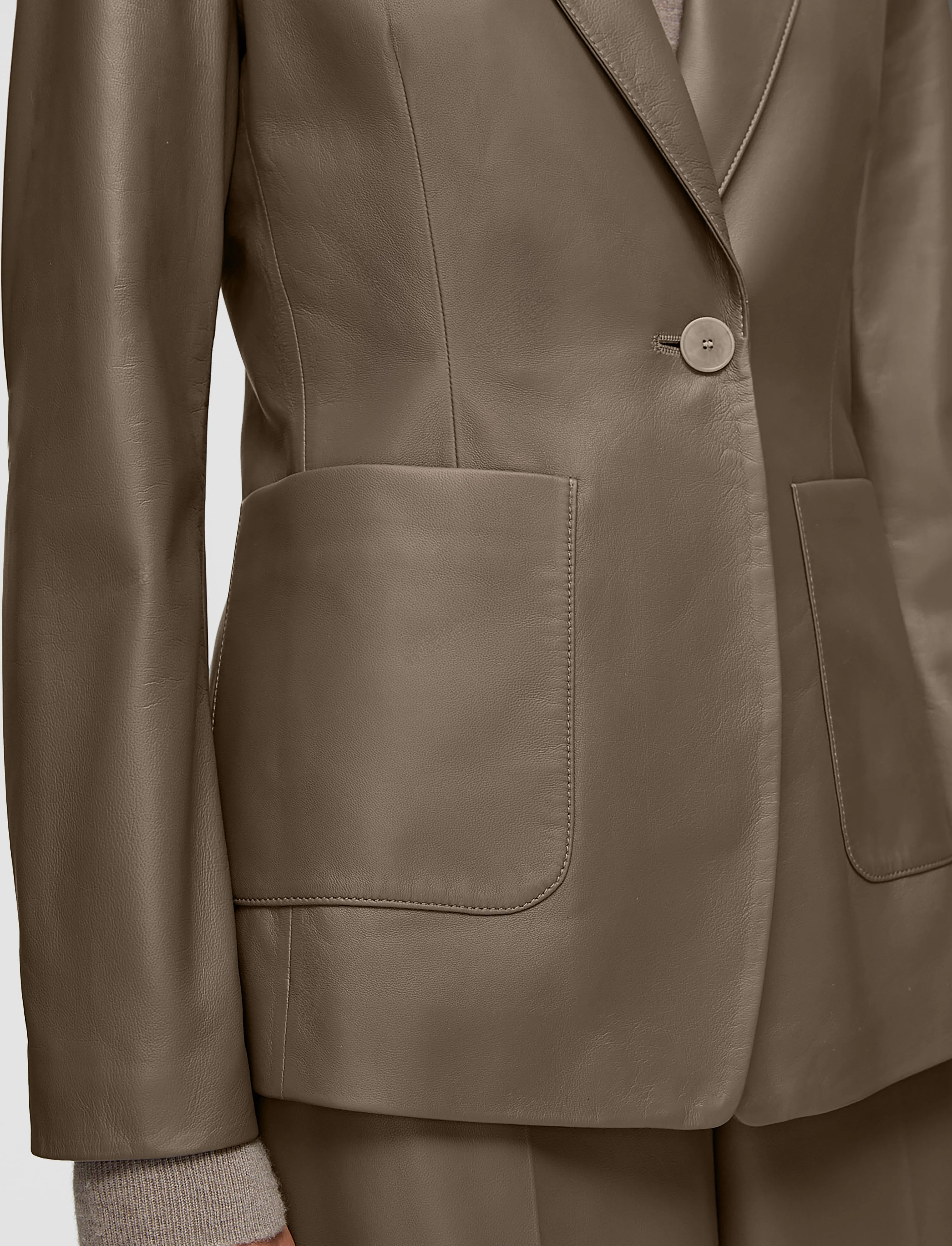 Glenview Nappa Leather Jacket Pocket-square