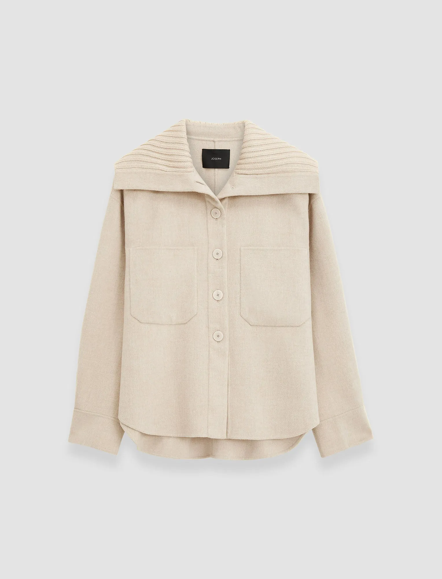 Light Double Face Henri Jacket Minimalist Trend