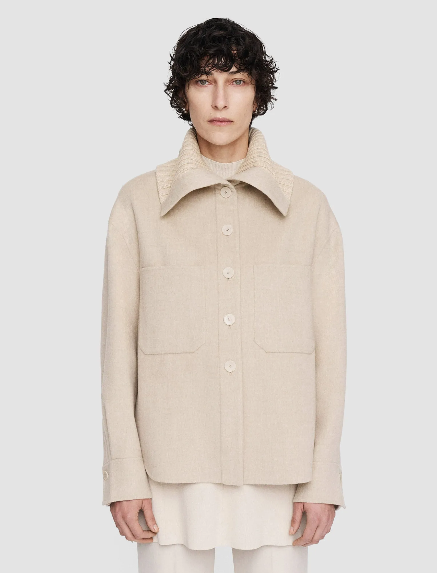 Light Double Face Henri Jacket Wind Control Urban