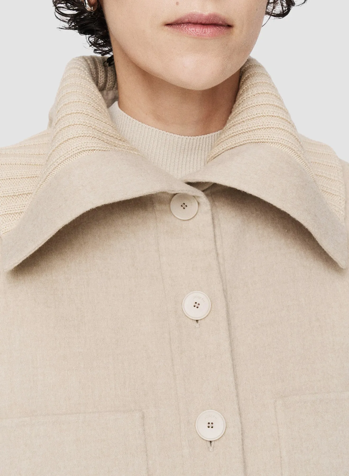 Utility Piece Compact Packability Light Double Face Henri Jacket