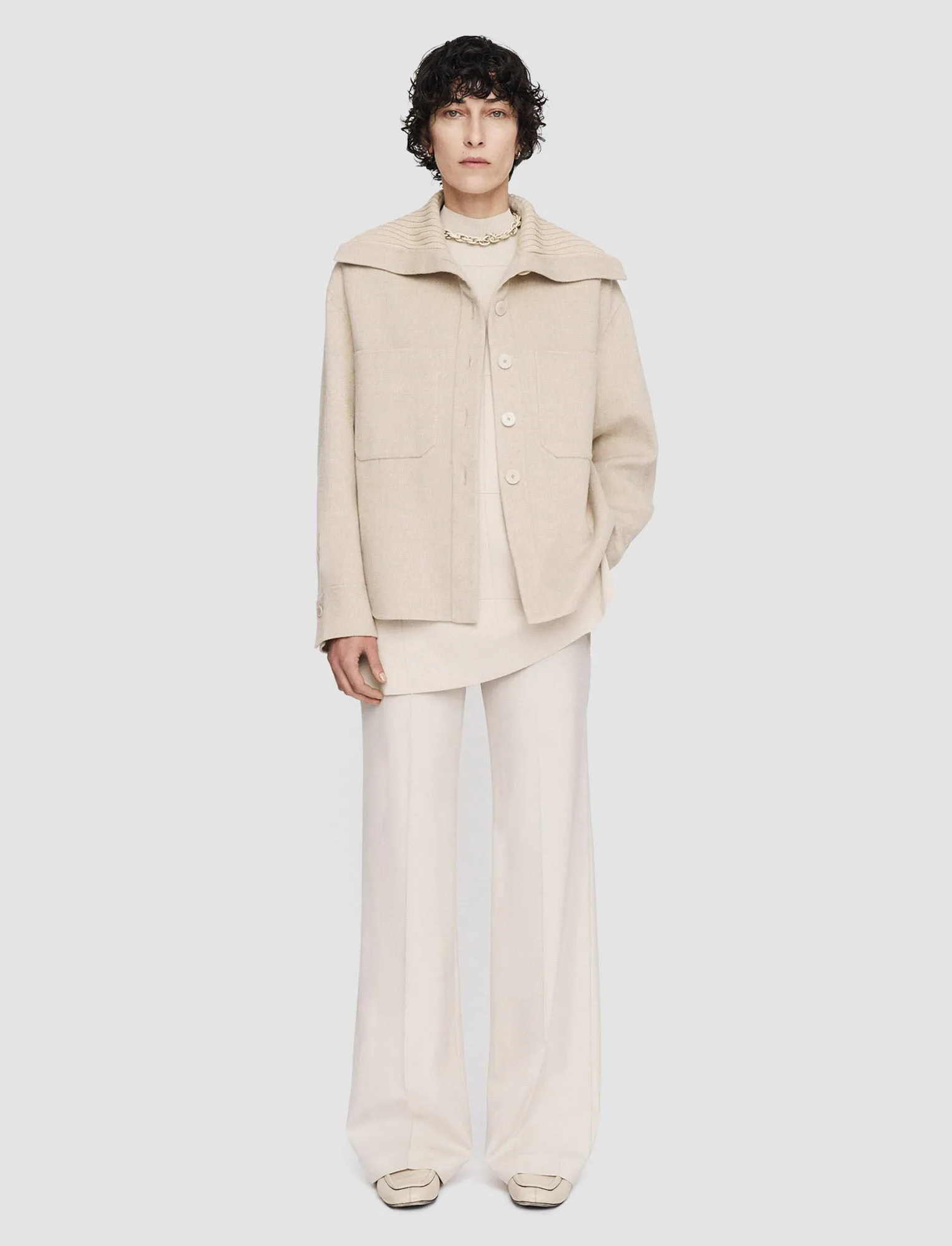 Light Double Face Henri Jacket Office