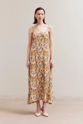 Stylish Fit Soul Warm ISABEL FLORAL MAXI DRESS