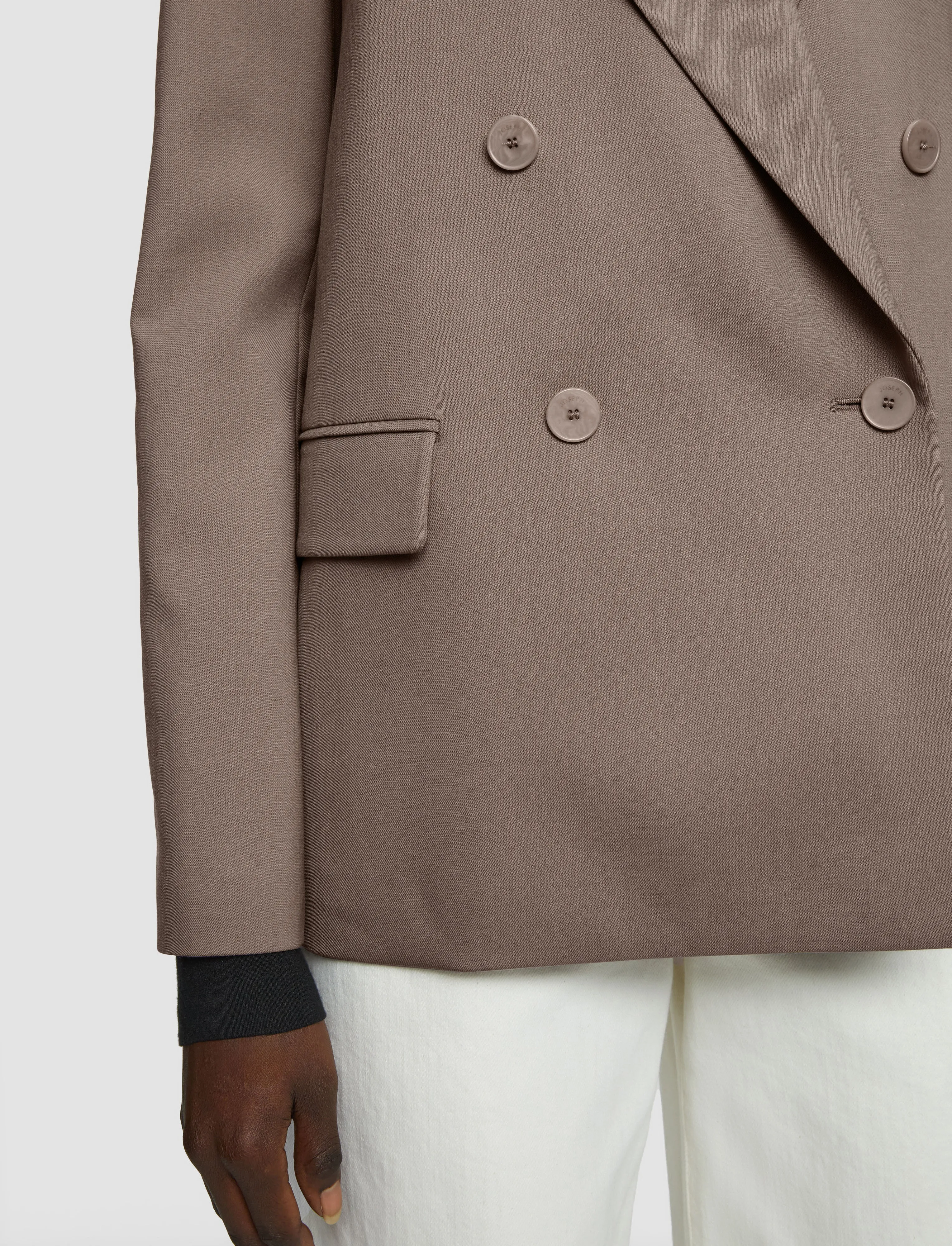 middle aged people Wind Chill Jaden Tailoring Wool Stretch Jacket