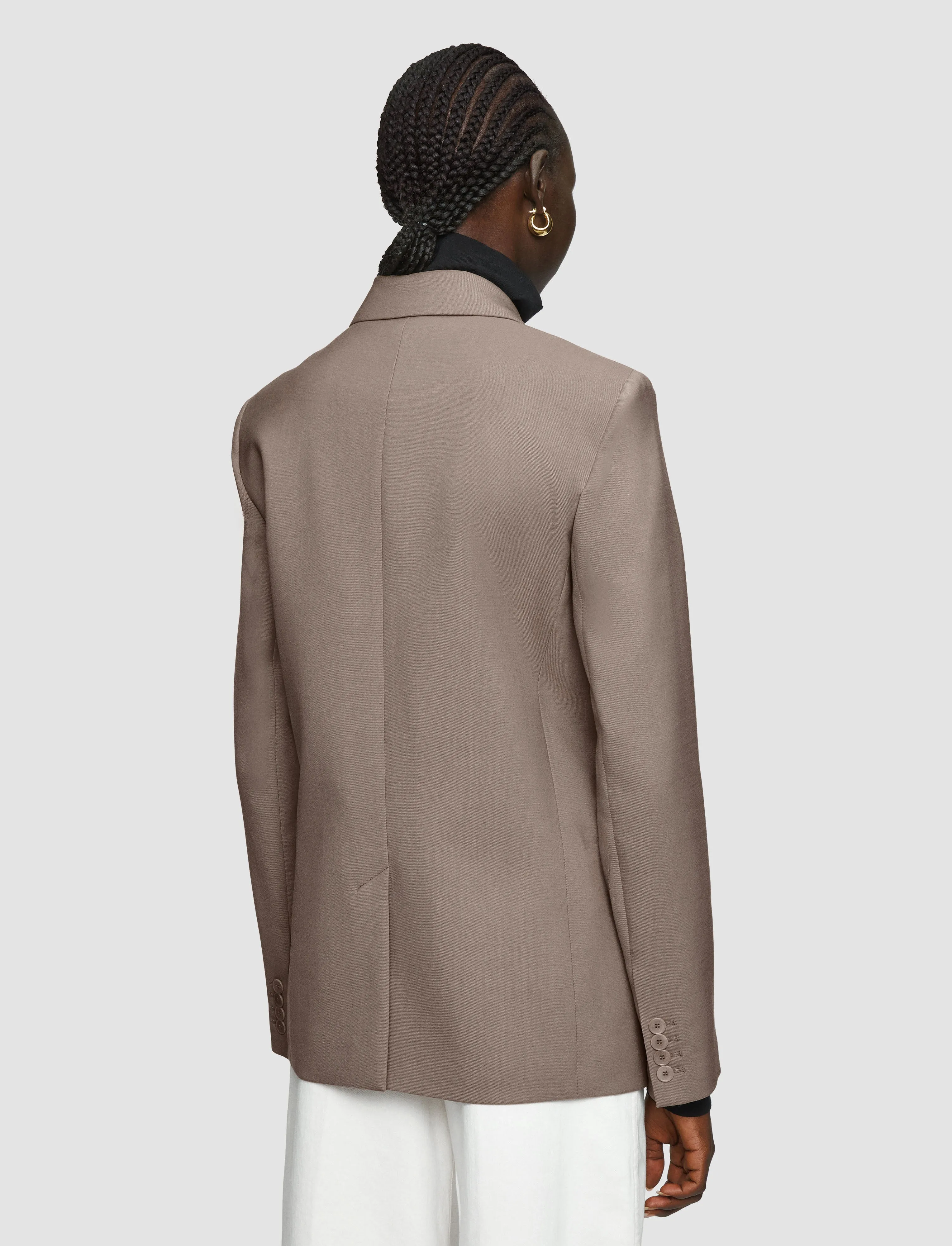 Jaden Tailoring Wool Stretch Jacket Algorithm Softshell Fabric
