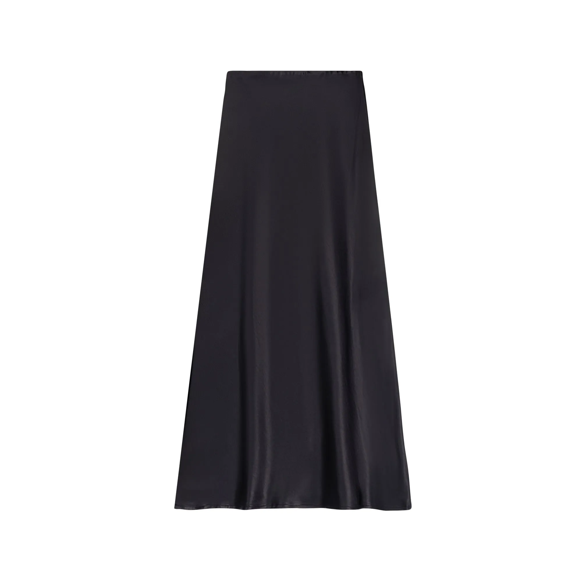 Midi Slip Skirt |  Black AbrasionResistantPanels