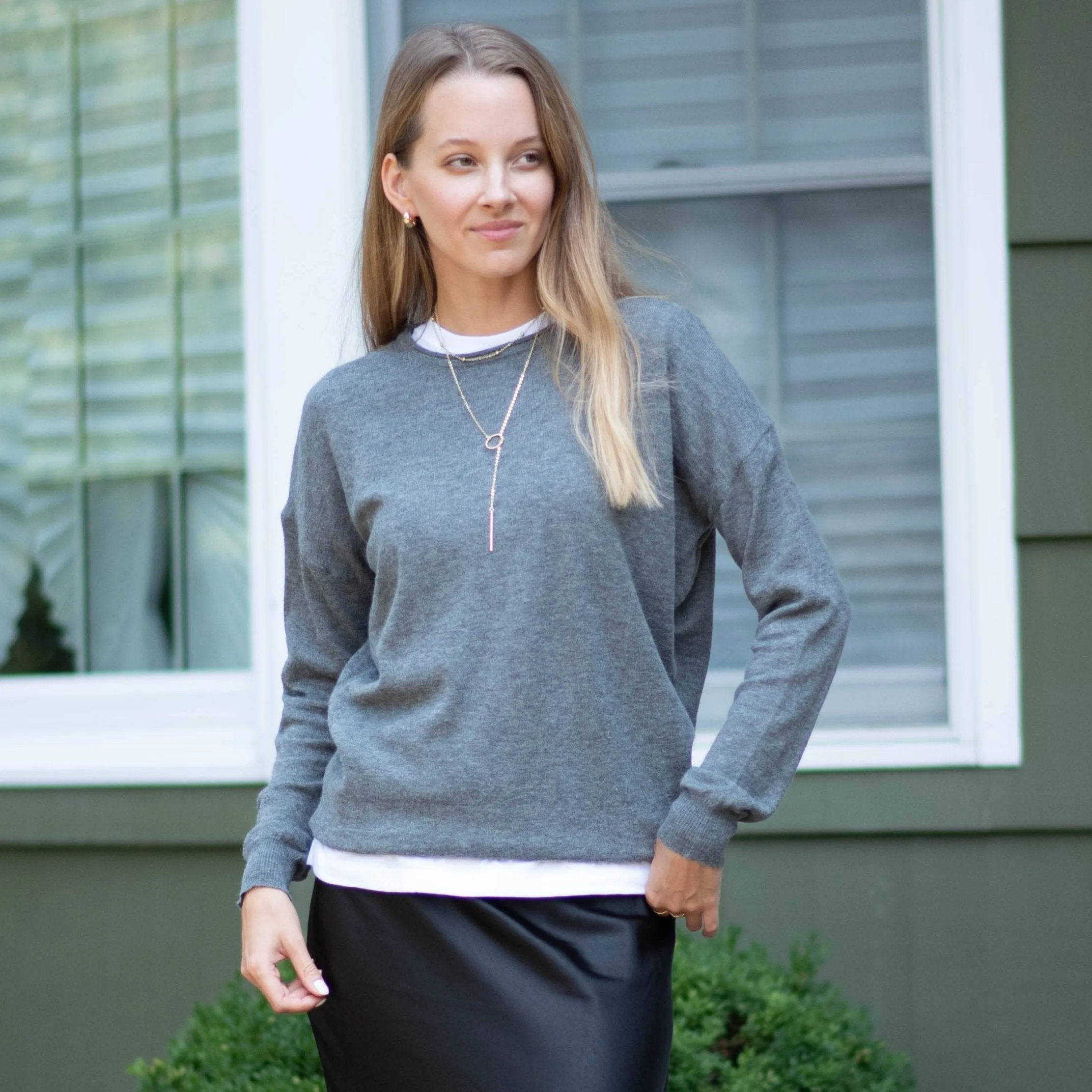 Heat Friendly Midi Slip Skirt |  Black