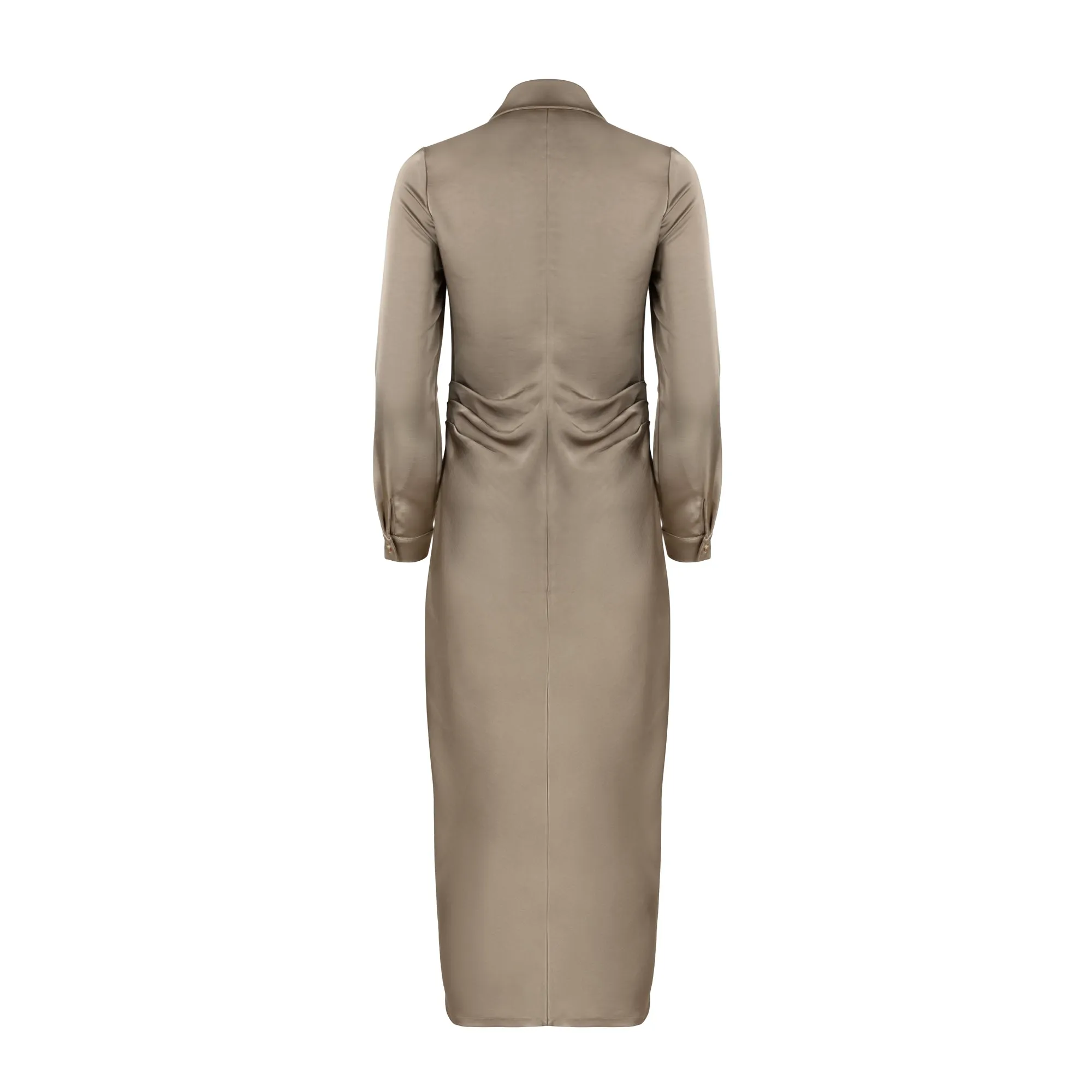 Church Scene Chic Fit Jolie satin dress [Final Sale]