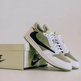 Jordan 1 Retro Low Golf Travis Scott Neutral Olive
