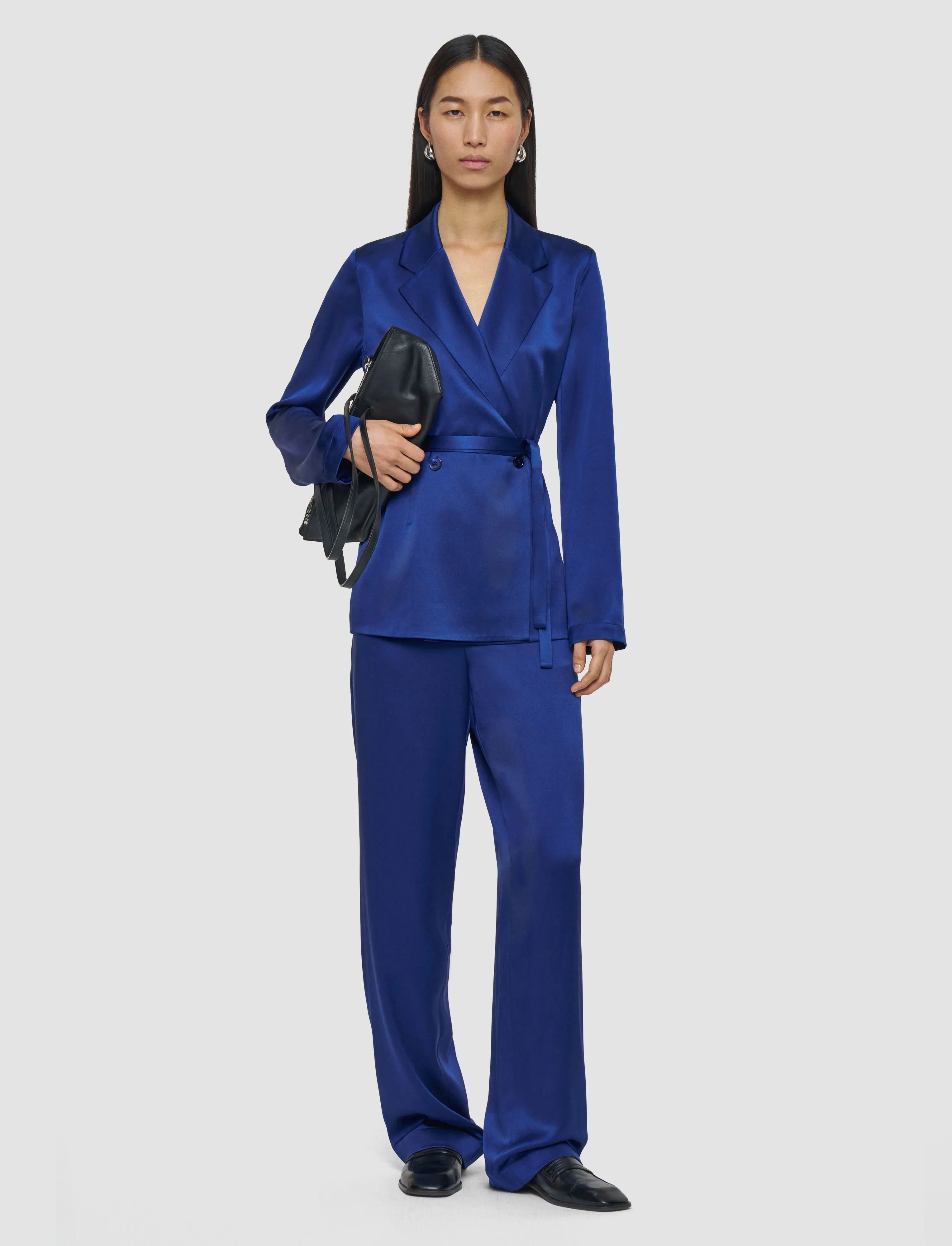 Chilly Air Joubert Silk Satin Jacket