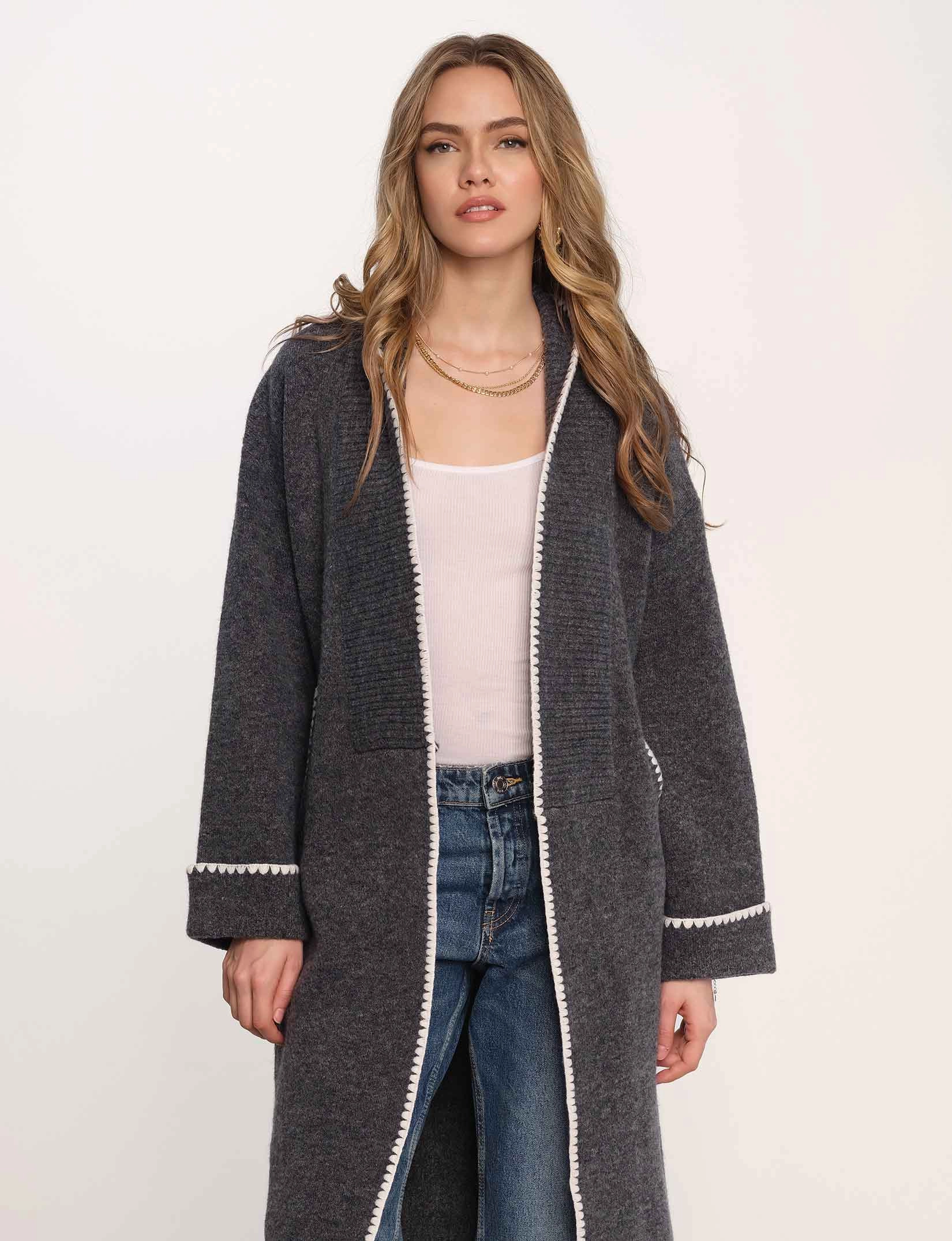 Jude Coatigan in Tar Comfortable Look