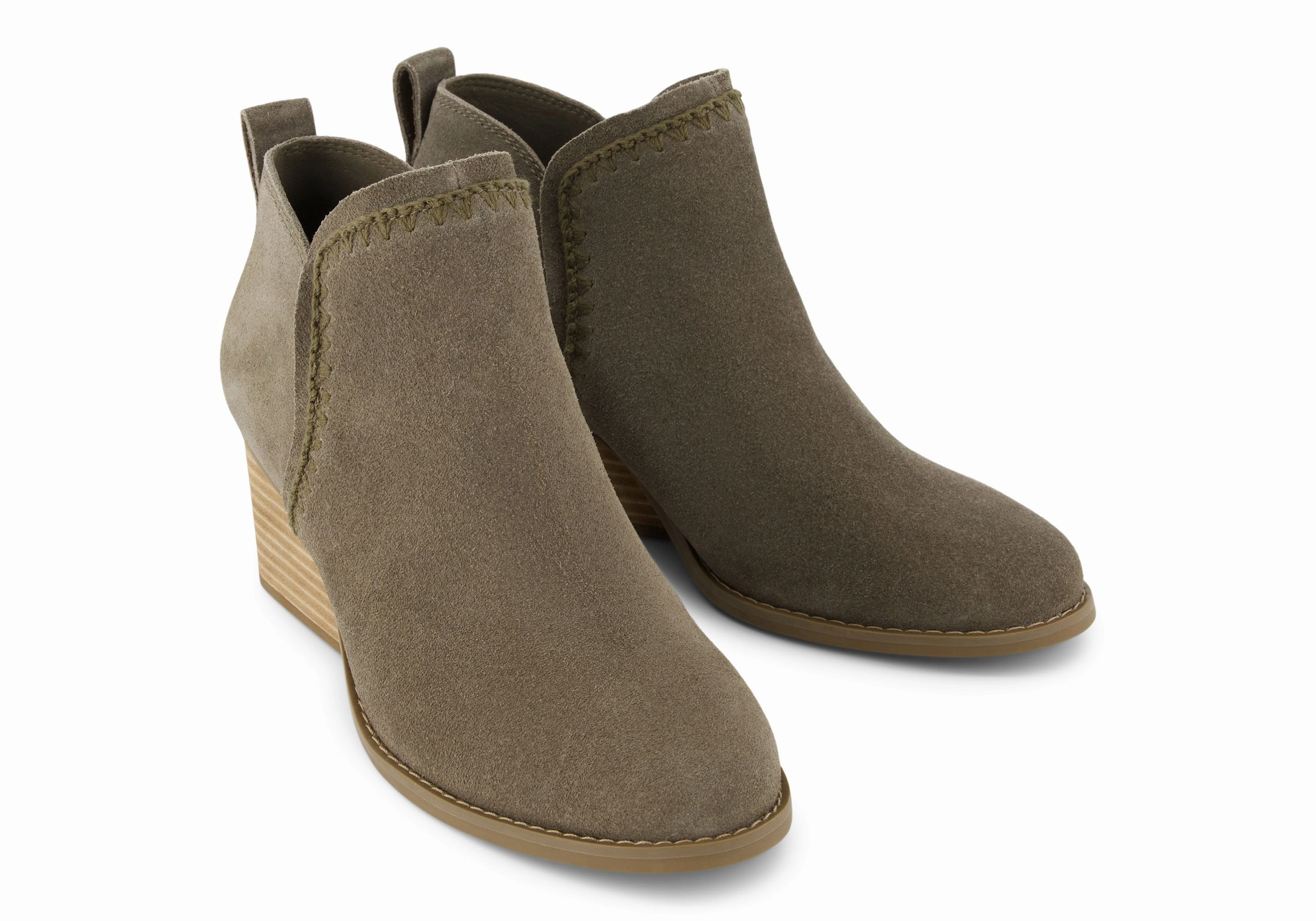 Kaia Ankle Boot - Canteen Suede