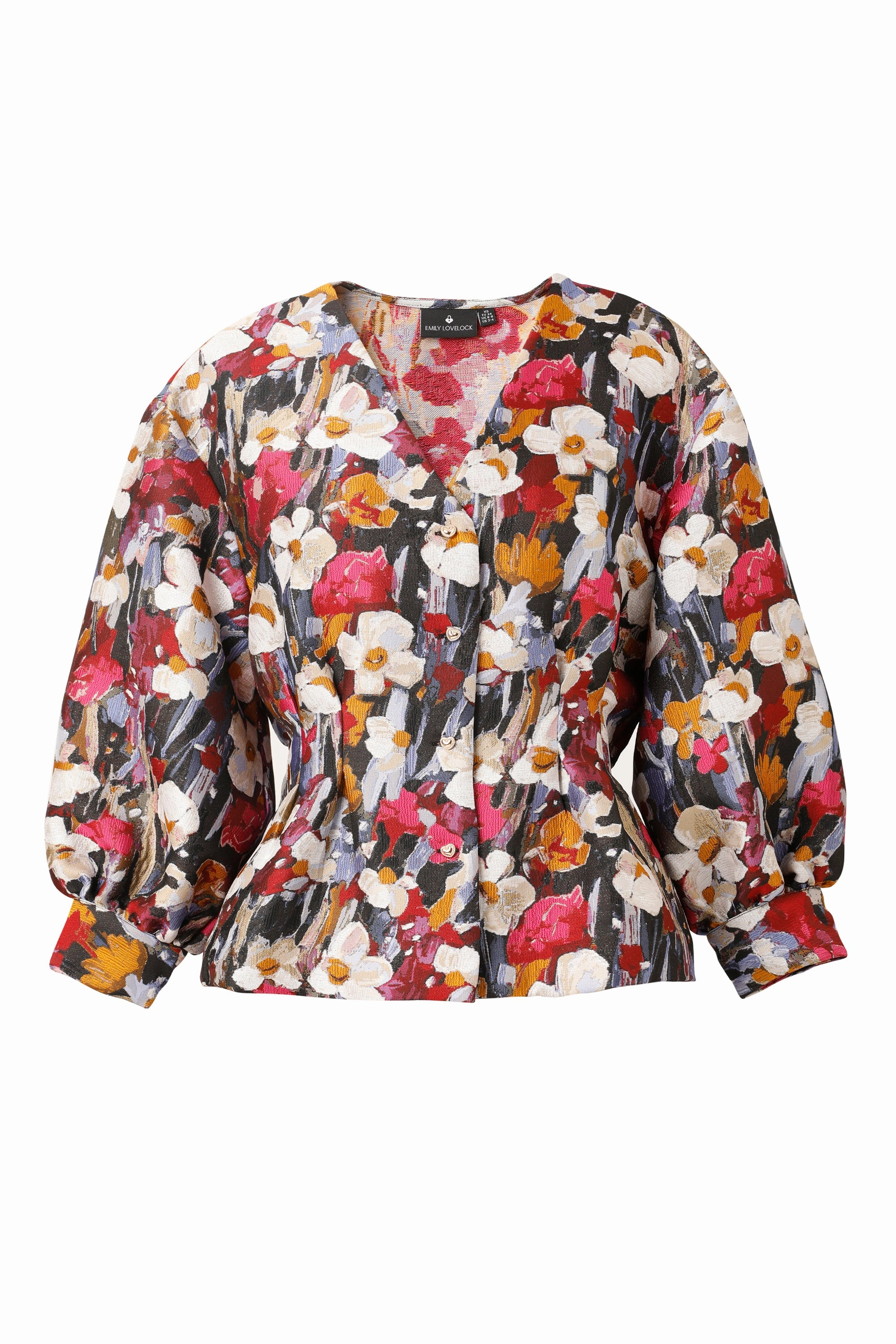 AdjustableHem summer look Kiki Blouse in Vivid Viola