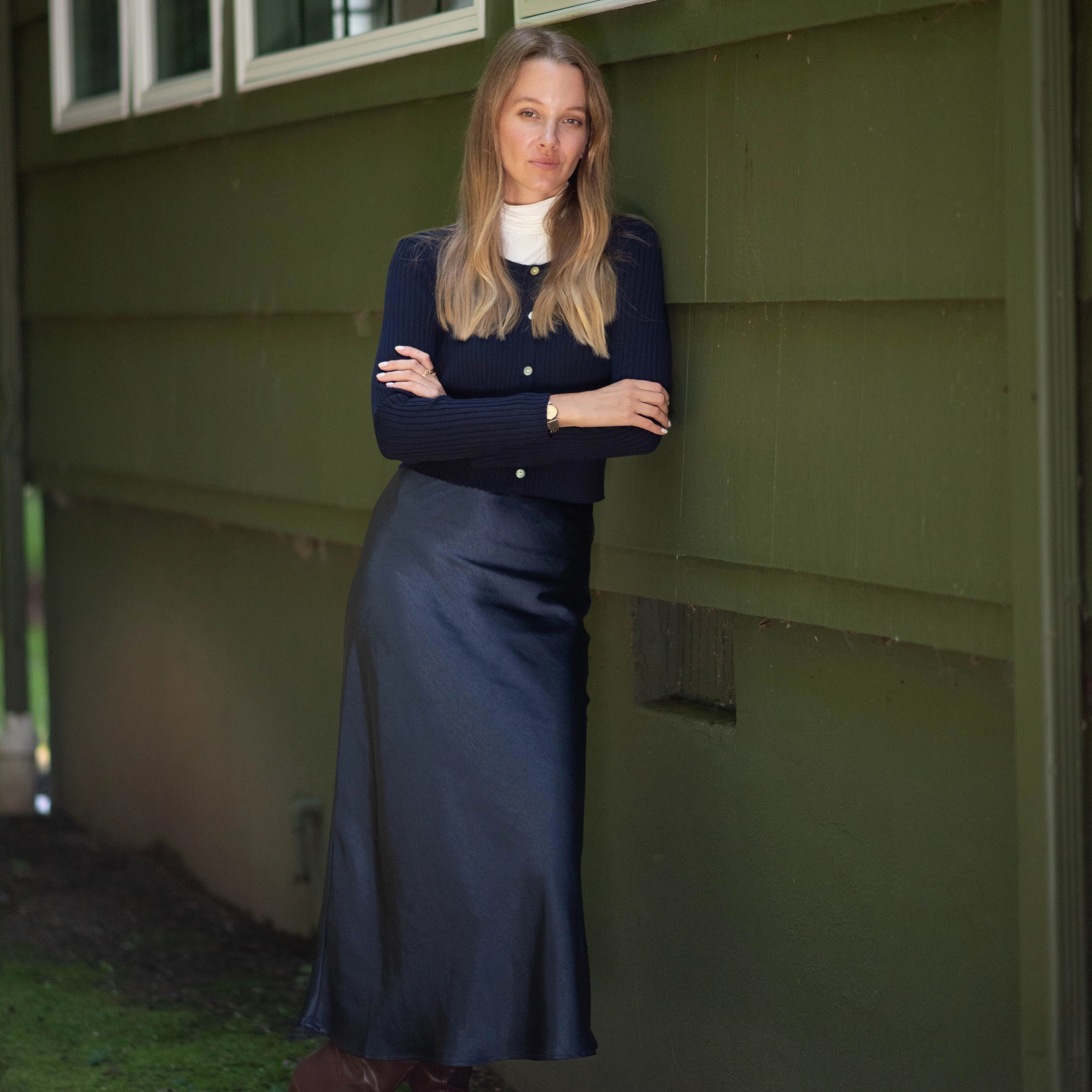 UPFProtection Knit Cardigan | Navy